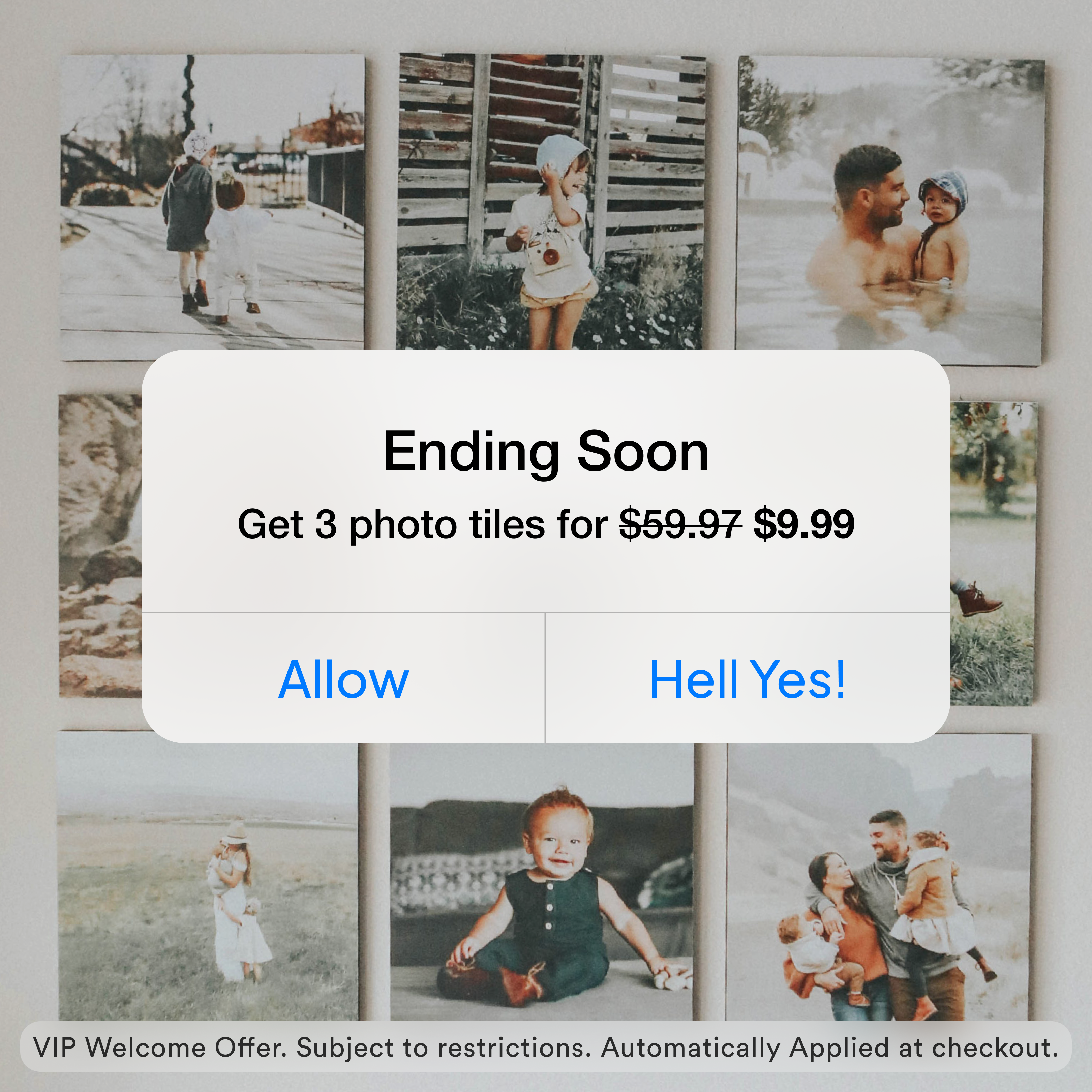 Storyboards Photo Tiles Facebook ad