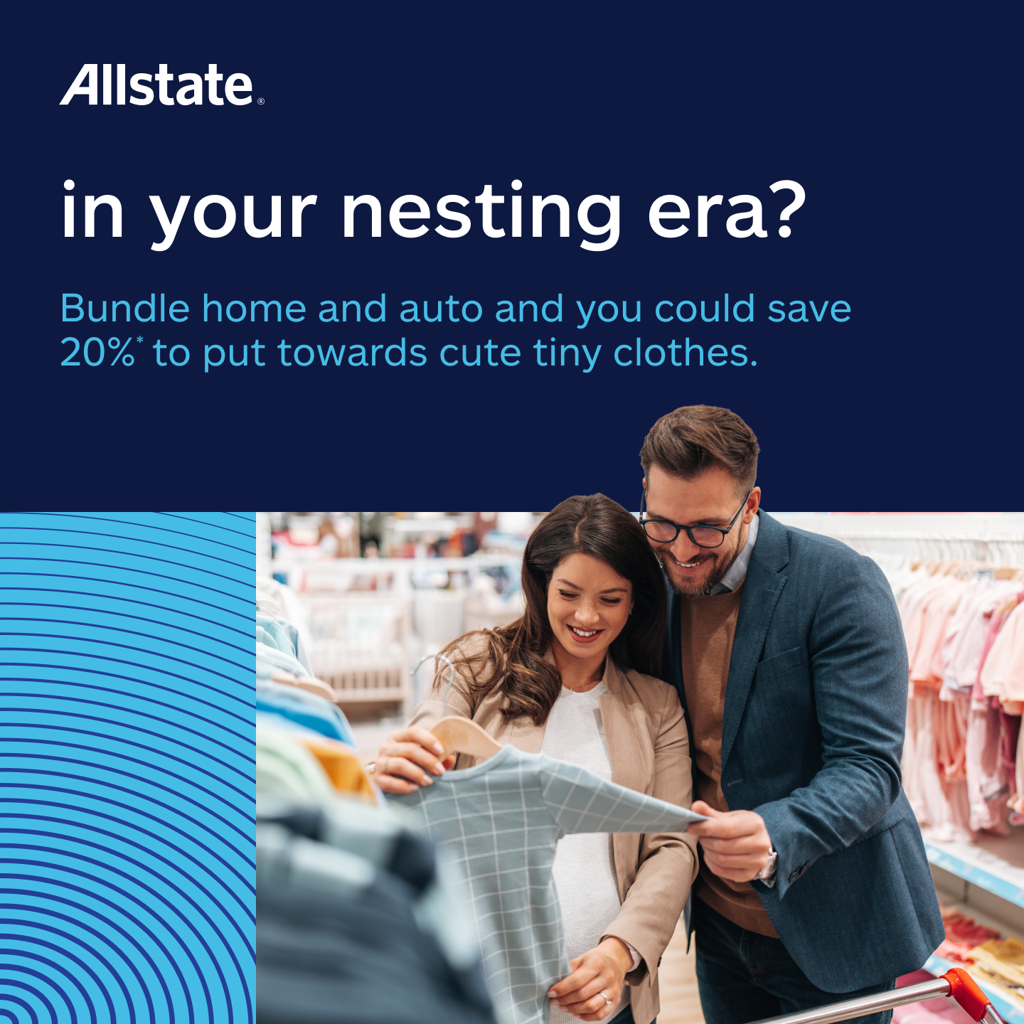 Allstate Facebook ad: Get a quote today.
