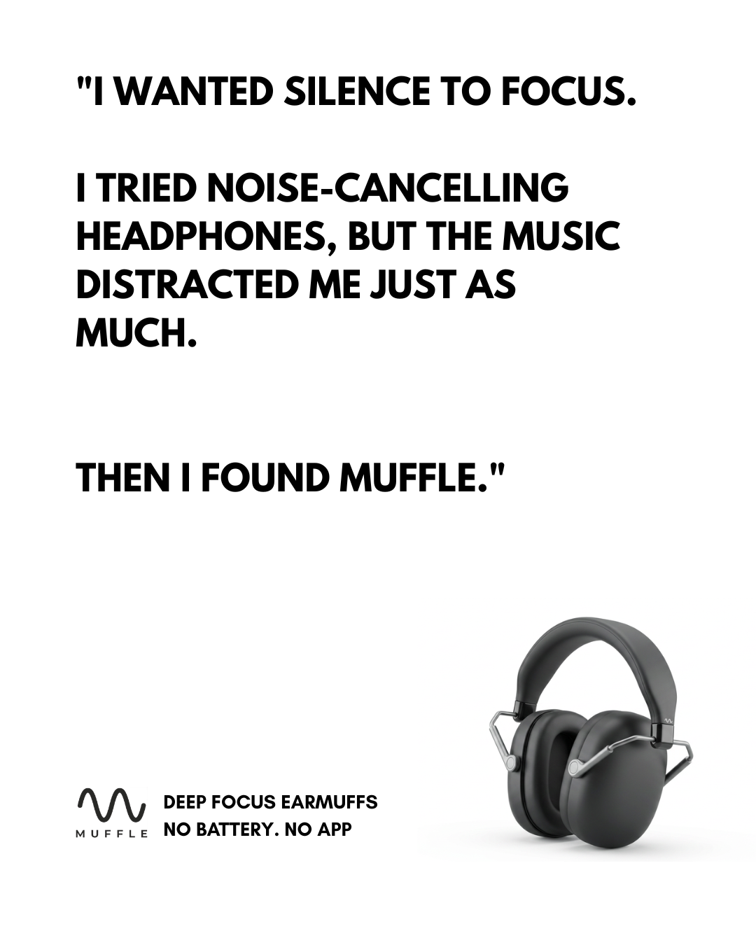 Muffle Earmuffs Facebook ad from Jul 16, 2026