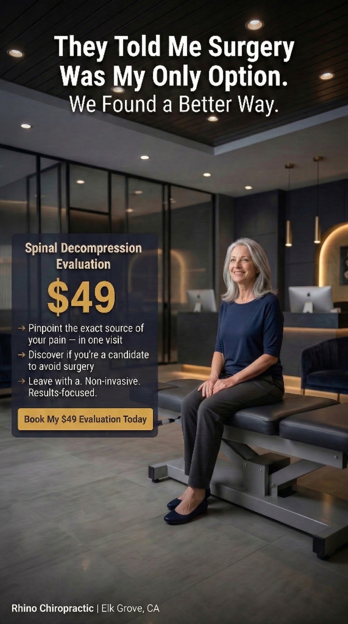 Rhino Chiropractic 2.0 Facebook ad from Mar 9, 2026