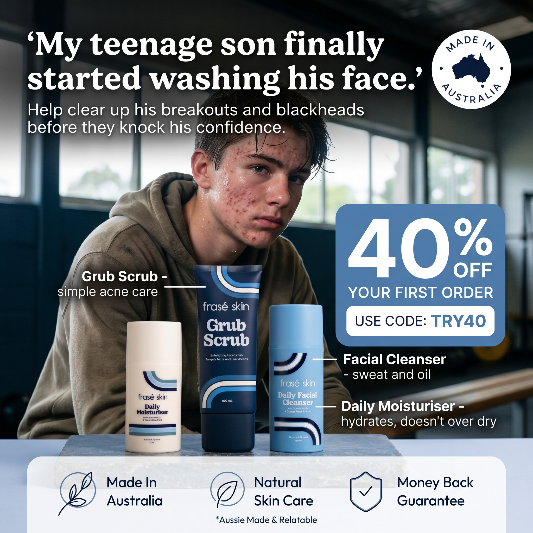 Frasé Skin Facebook ad