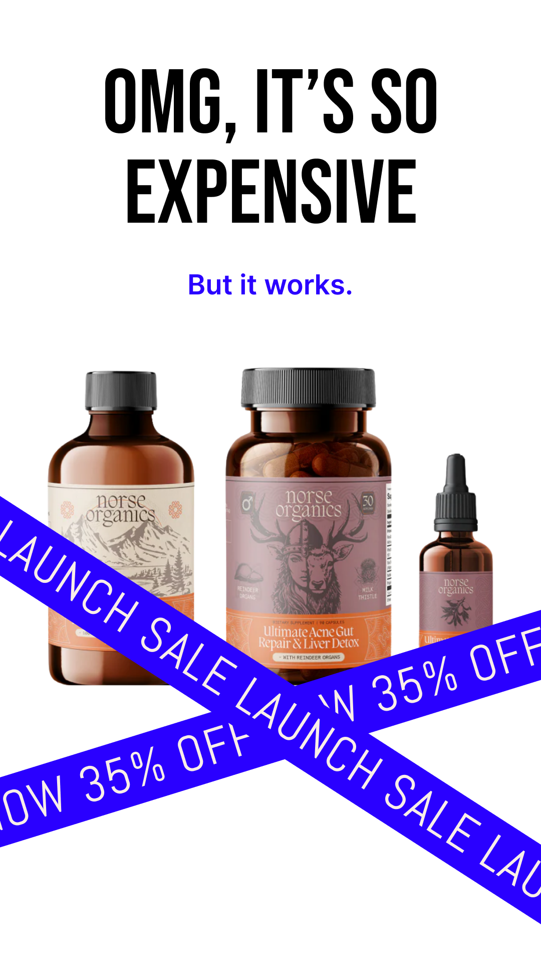 Norse Organics Facebook ad