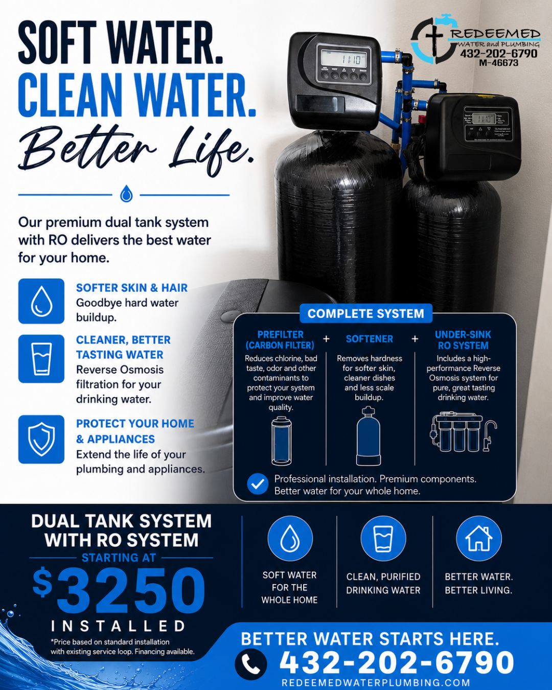 Redeemed Water & Plumbing Facebook ad