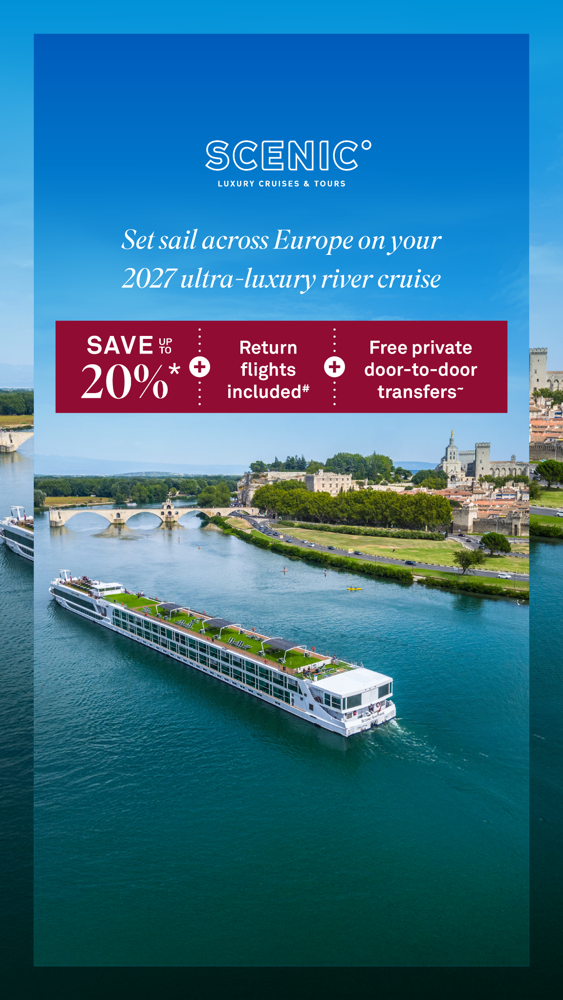 Scenic Facebook ad