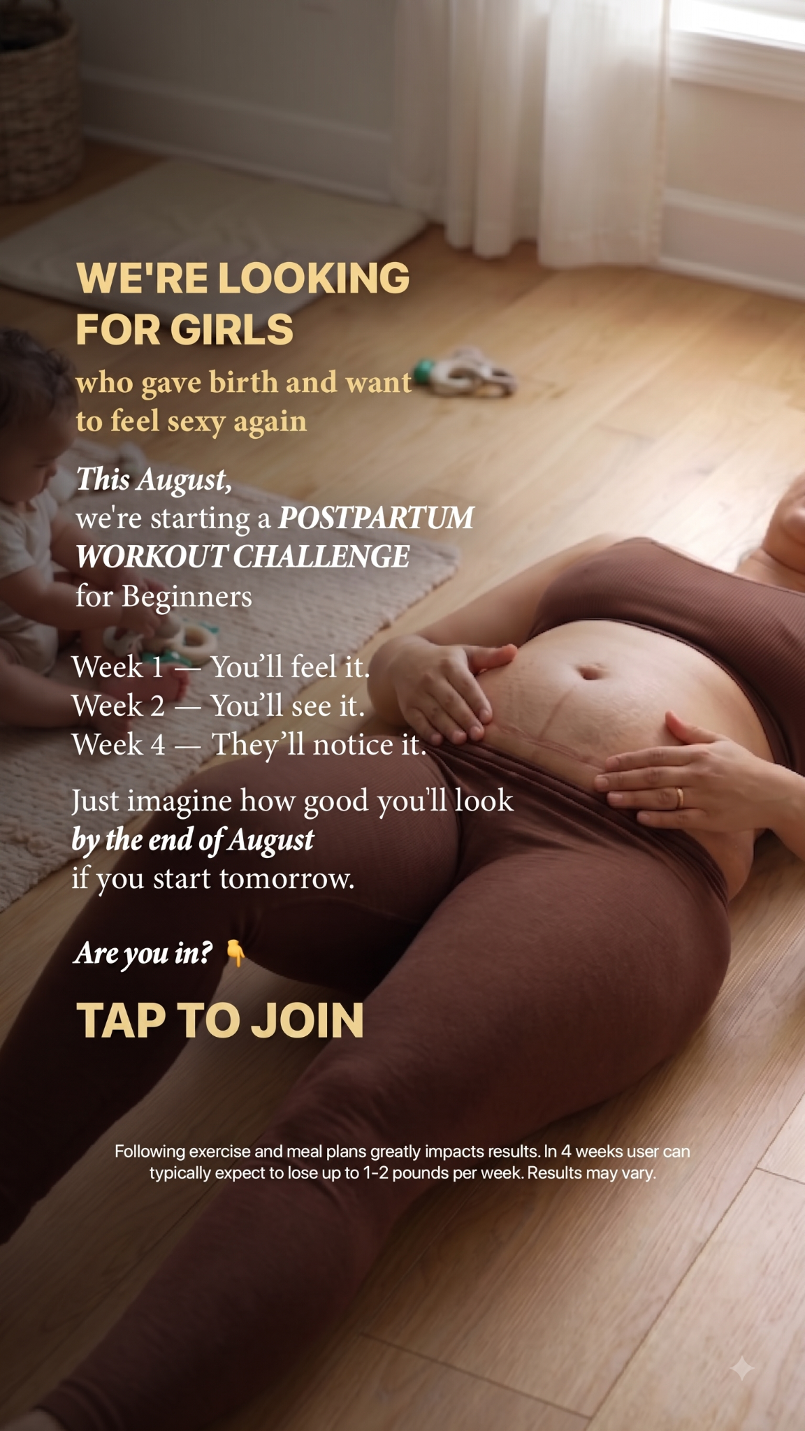 28 Day Challenge Facebook ad