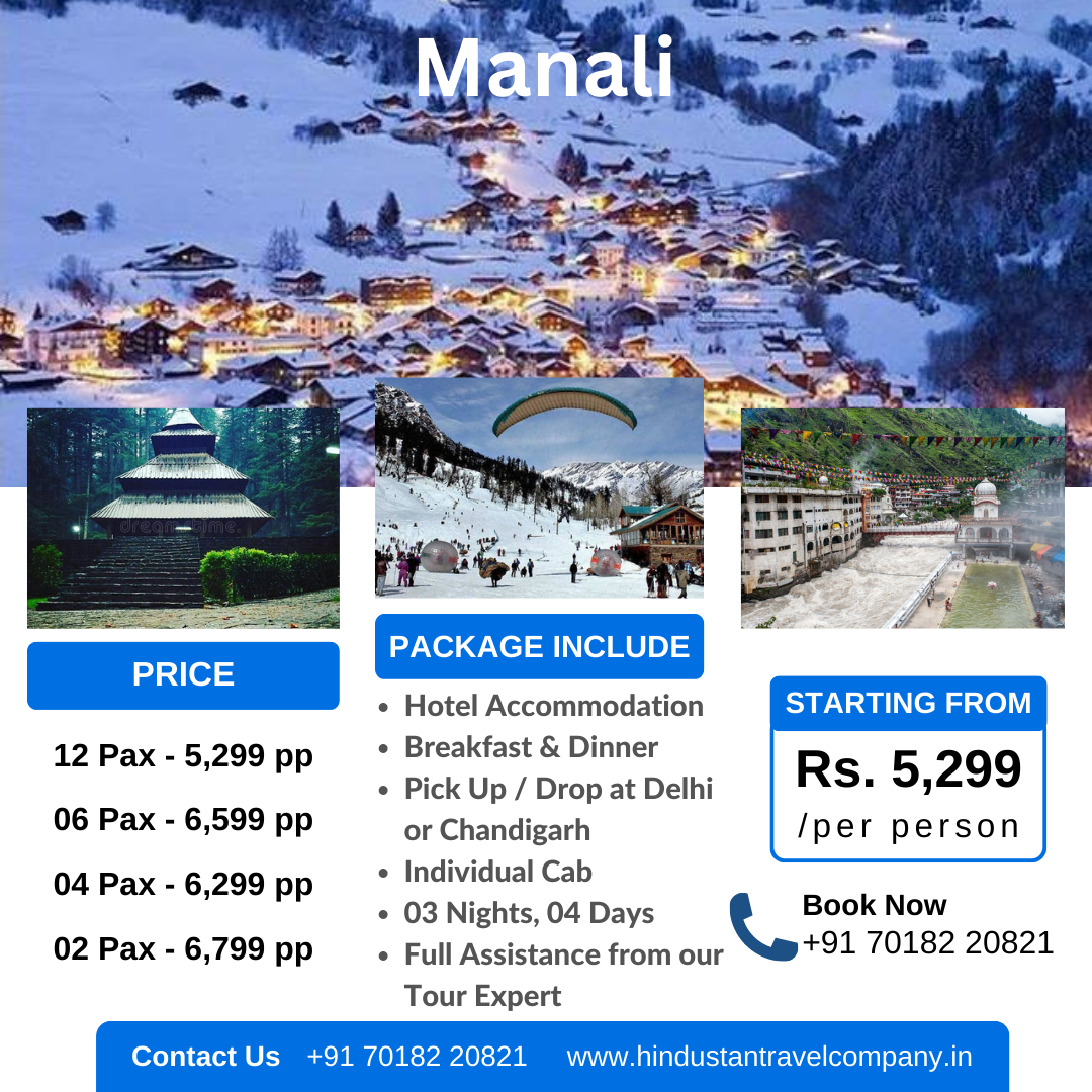 Hindustan Travel Company Facebook ad: Book your Himachal Tour Package and Travel the…