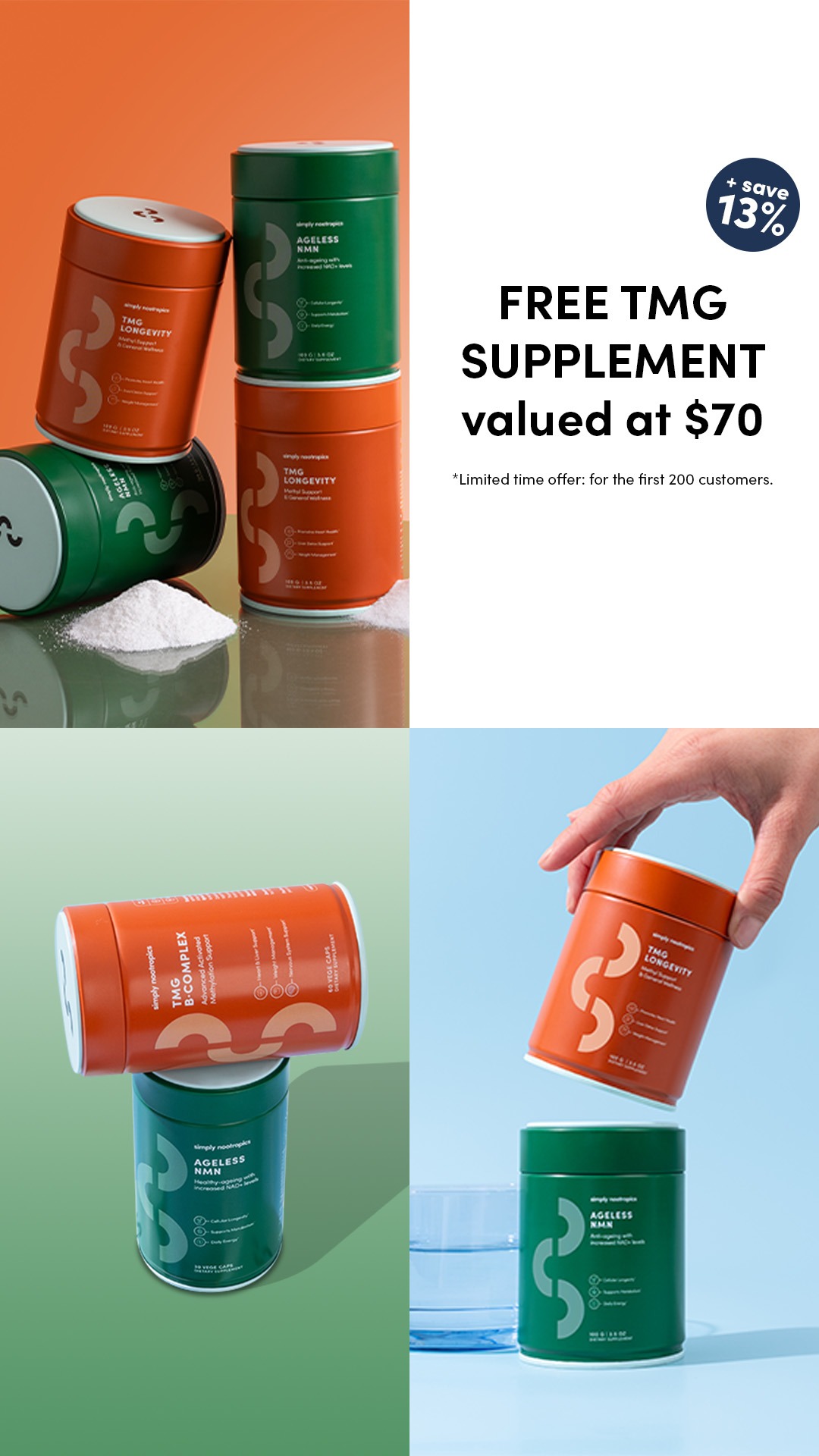 Simply Nootropics Facebook ad