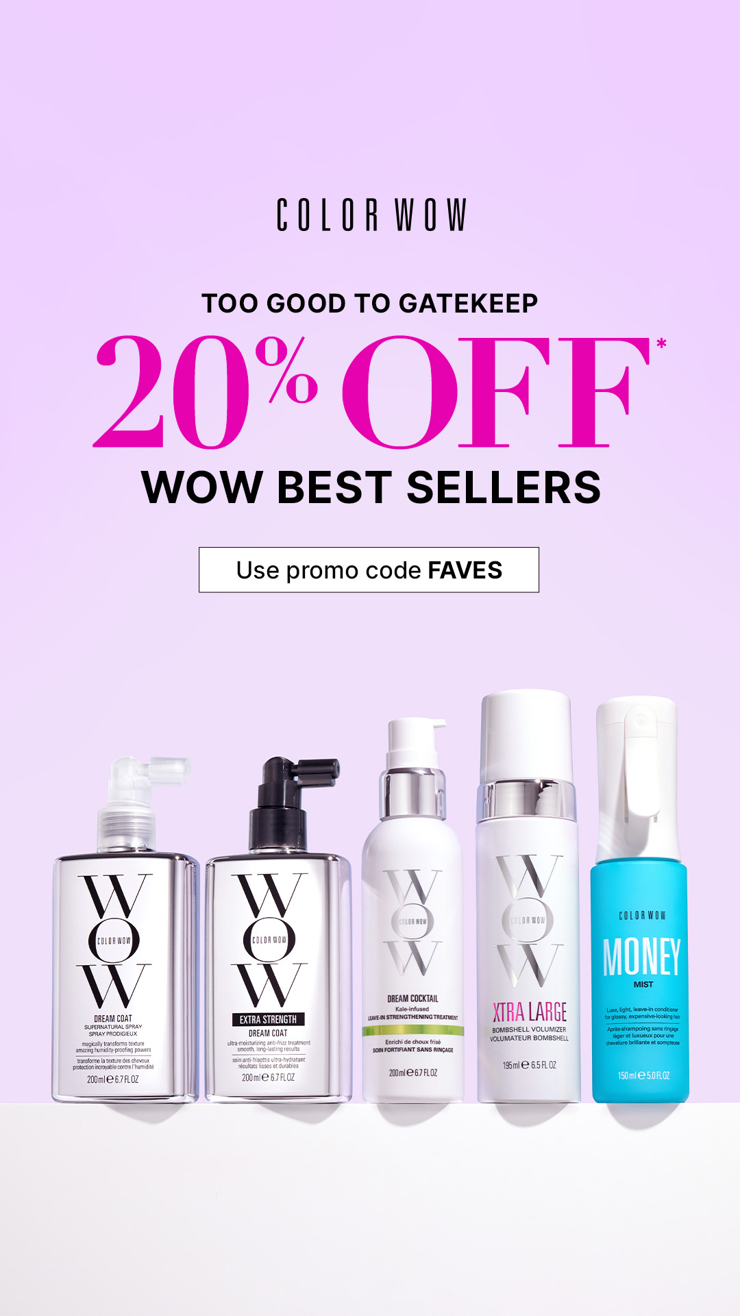 Color Wow Facebook ad
