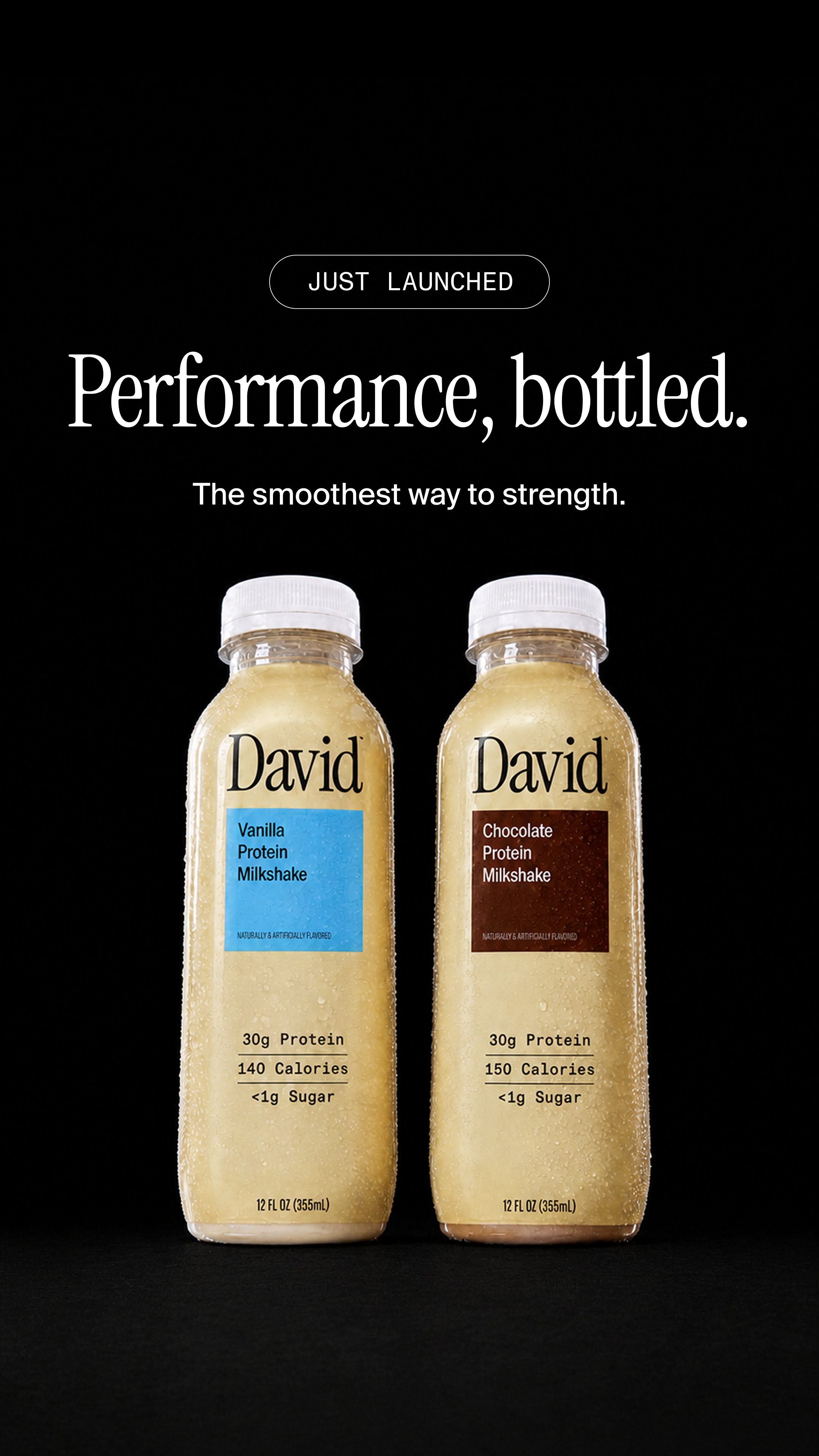 David Protein Facebook ad