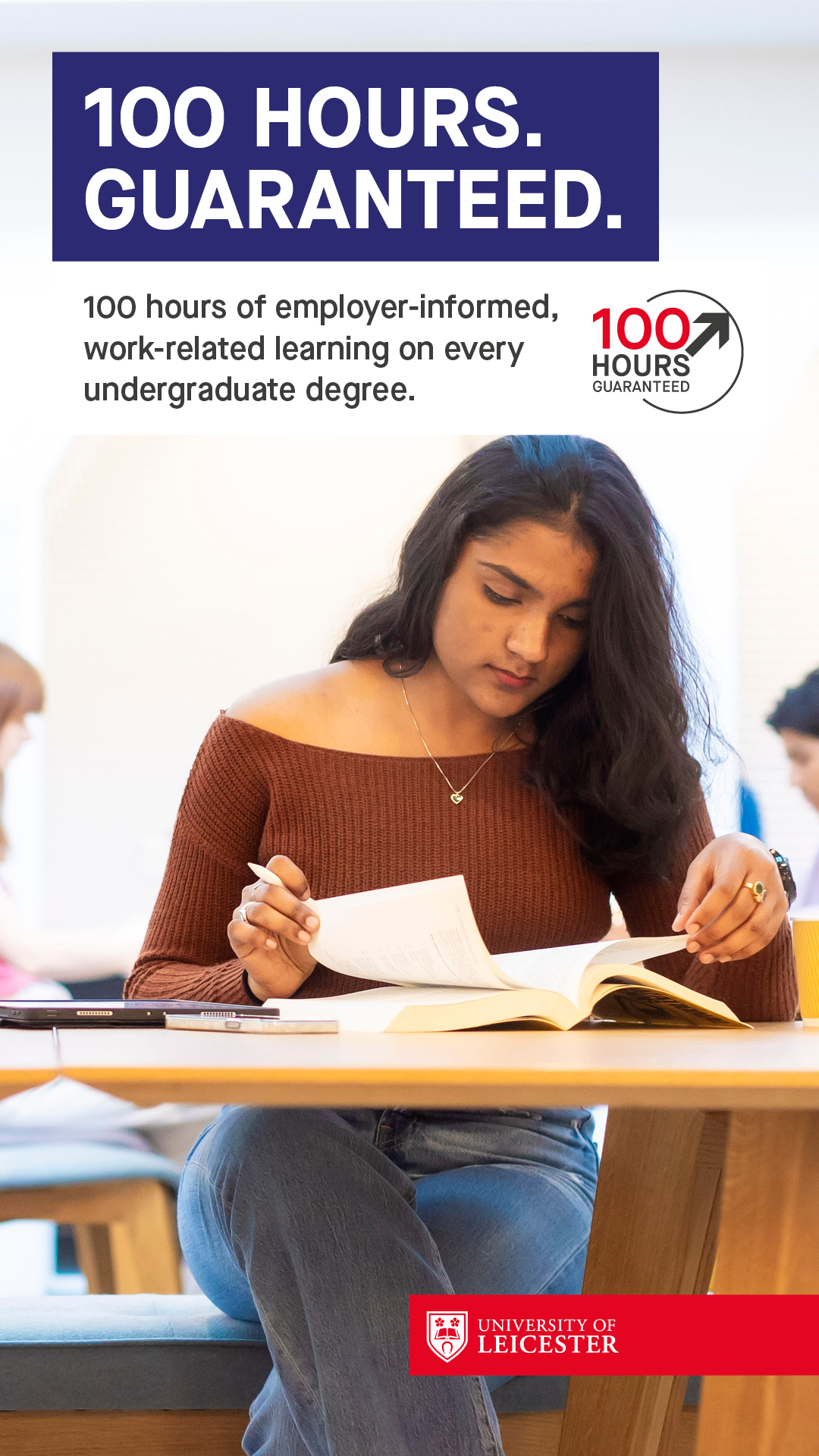 University of Leicester Facebook ad from Mar 1, 2026