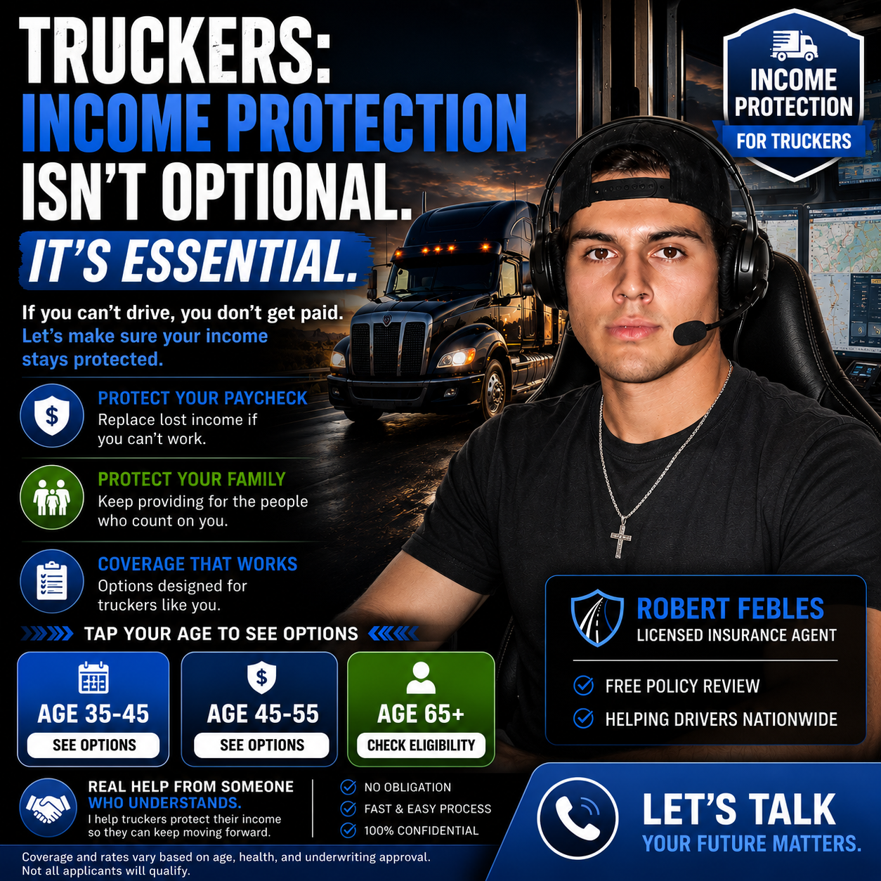 American Trucker Association Facebook ad from May 13, 2026