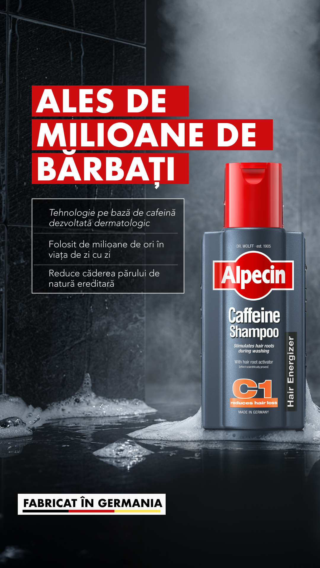 Alpecin Facebook ad