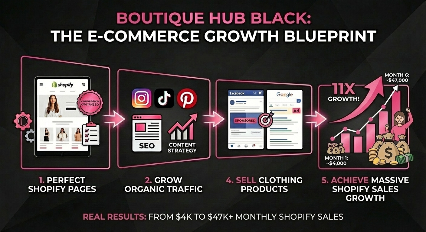 The Boutique Hub Facebook ad