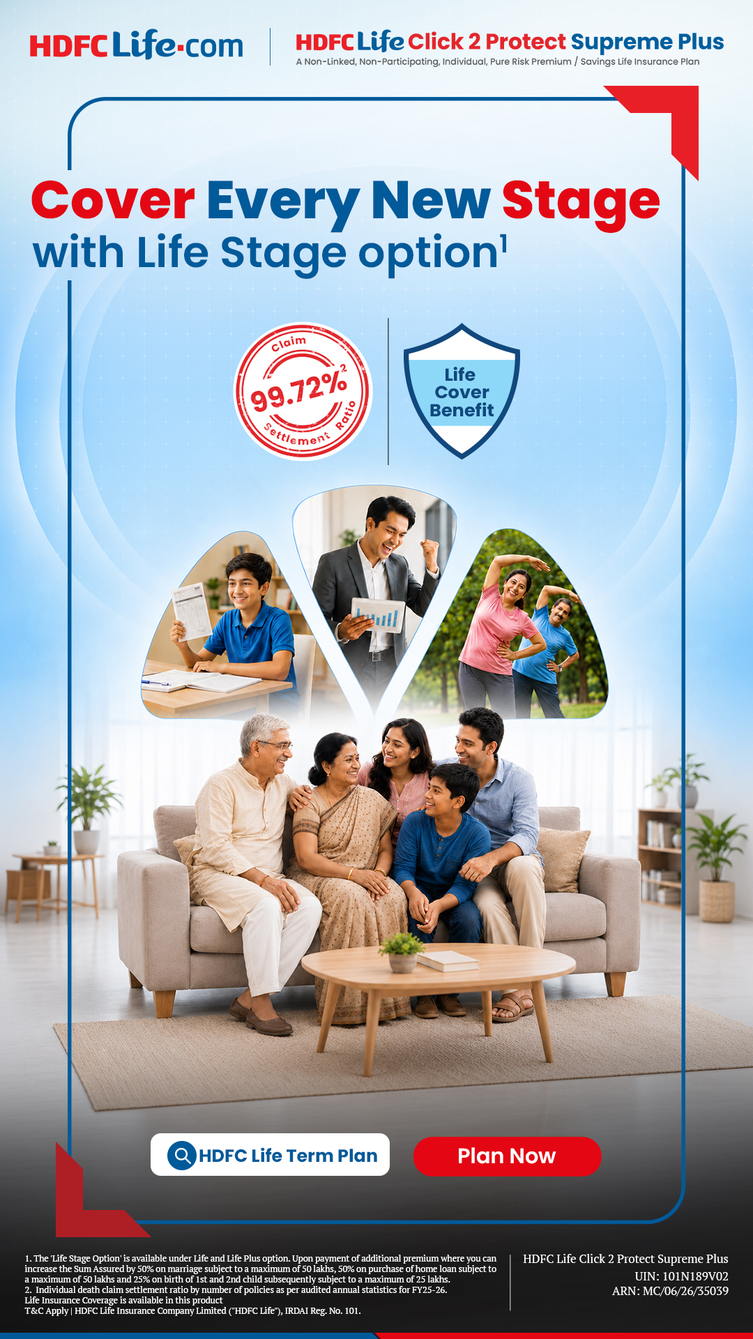 HDFC Life Facebook ad
