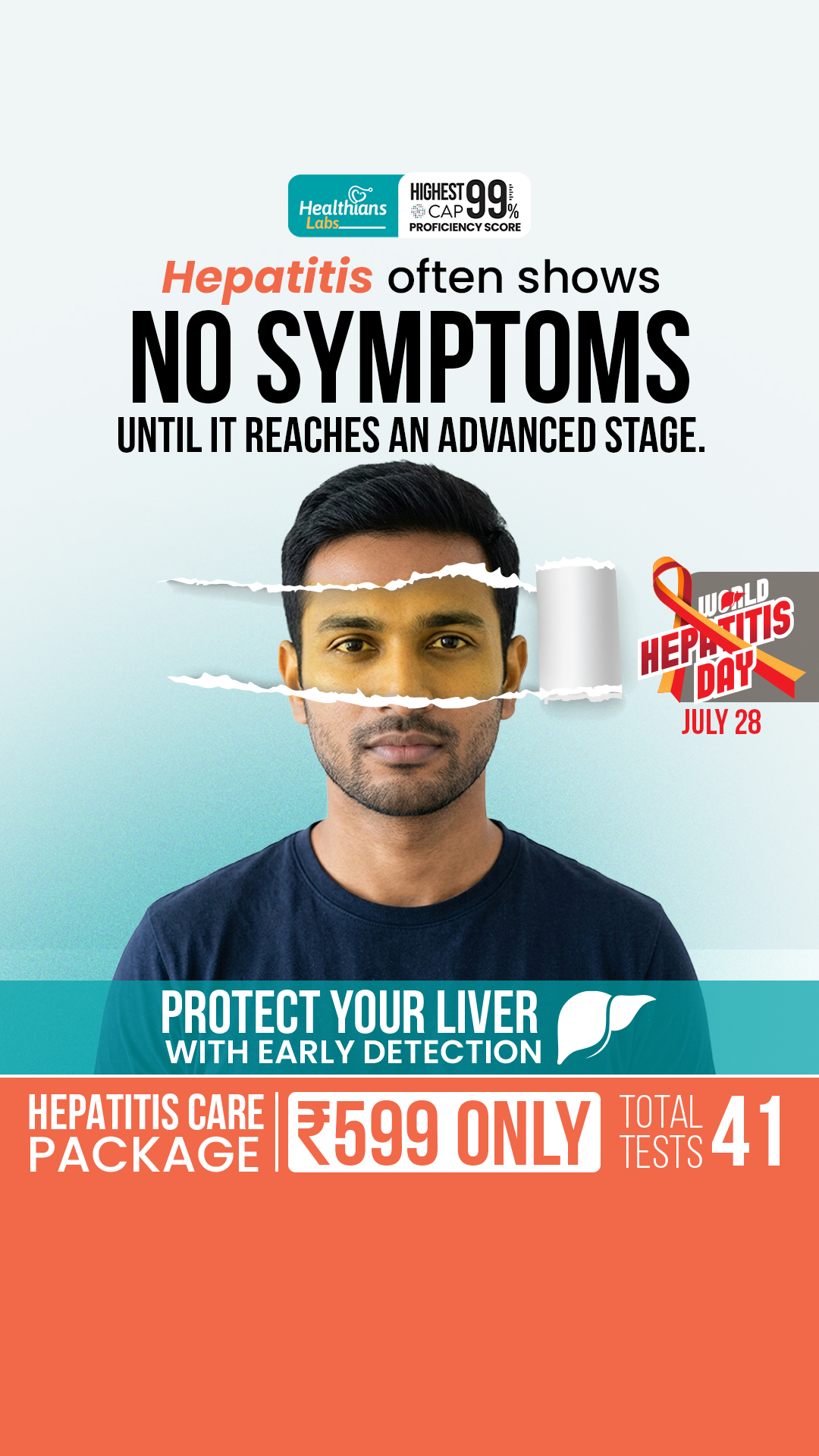 Healthians Facebook ad