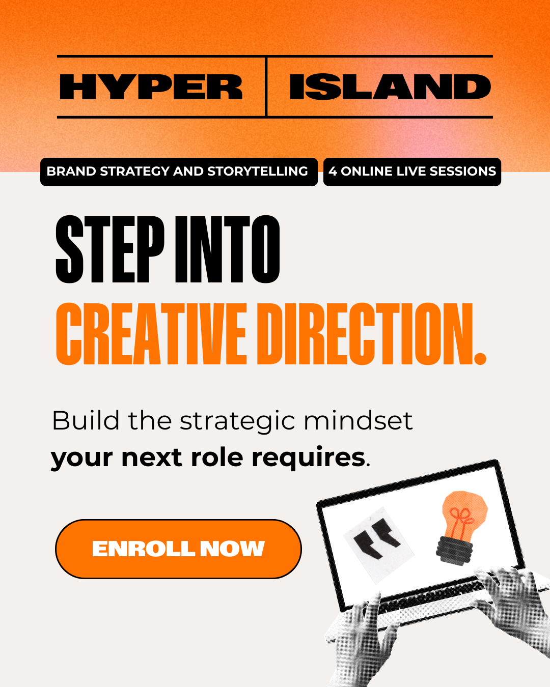 Hyper Island Facebook ad from Mar 25, 2026