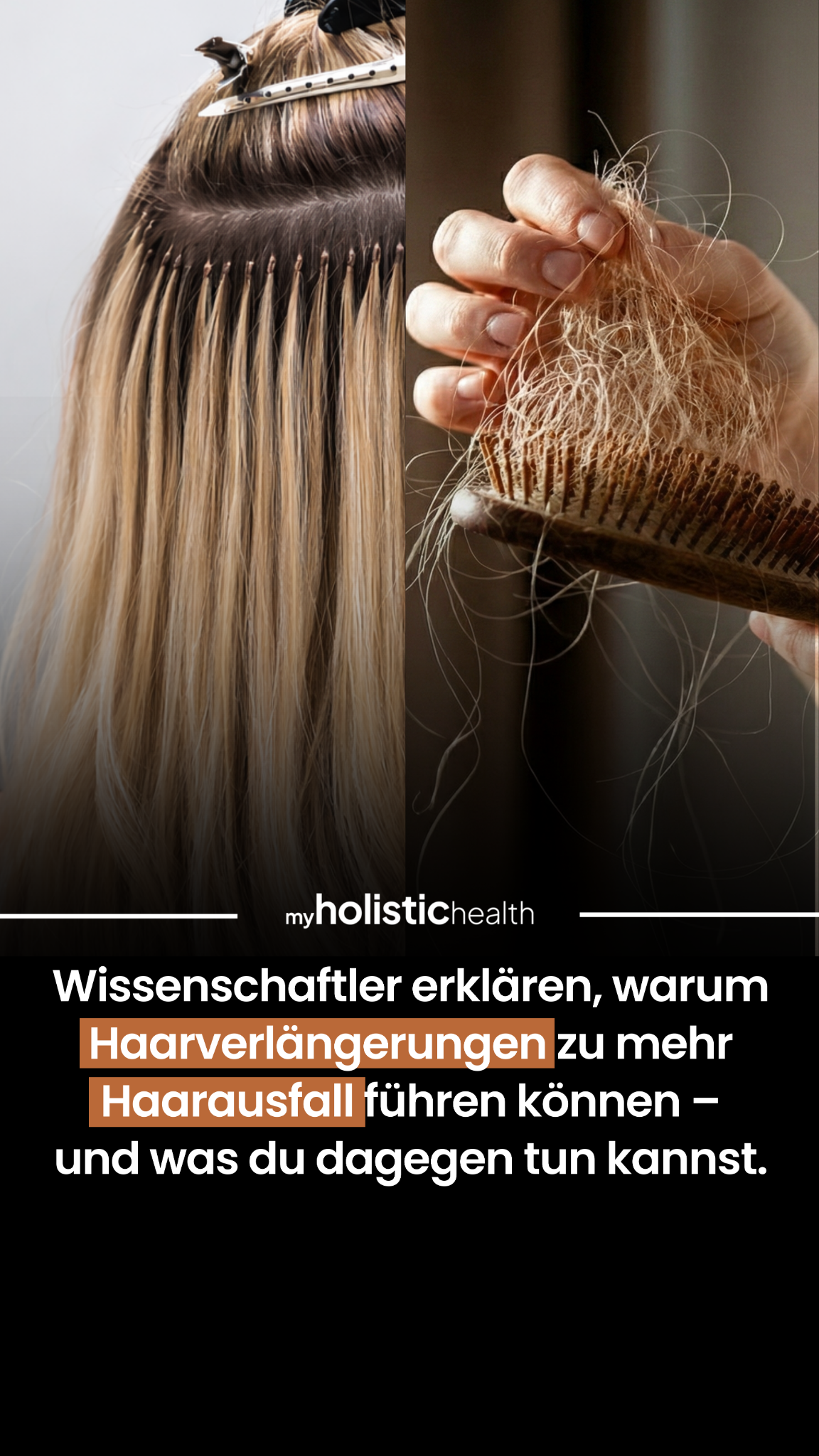 My Hair Doctor Facebook ad: Warum Haarverlängerungen zu Haarausfall führen