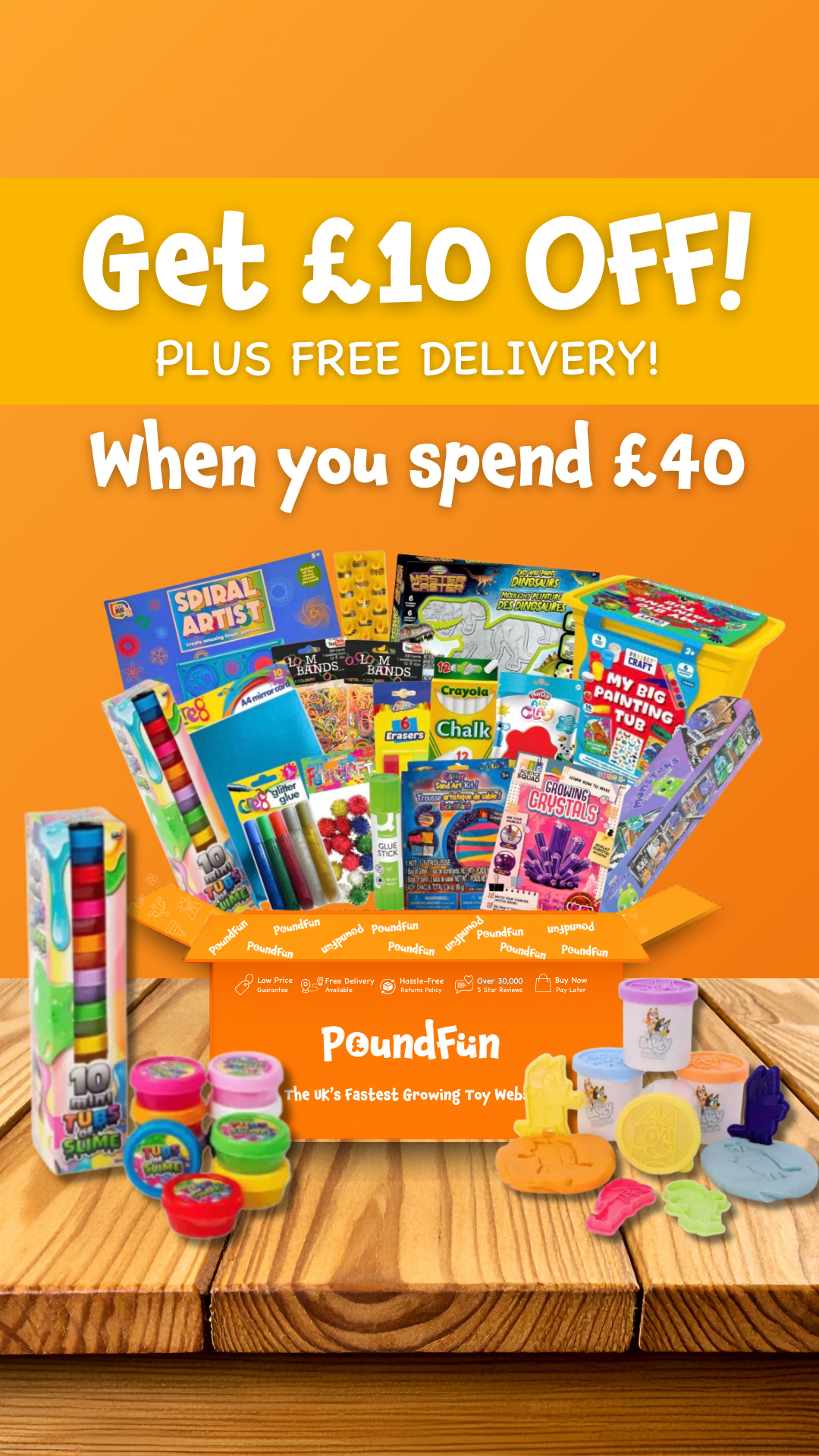 PoundFun Facebook ad