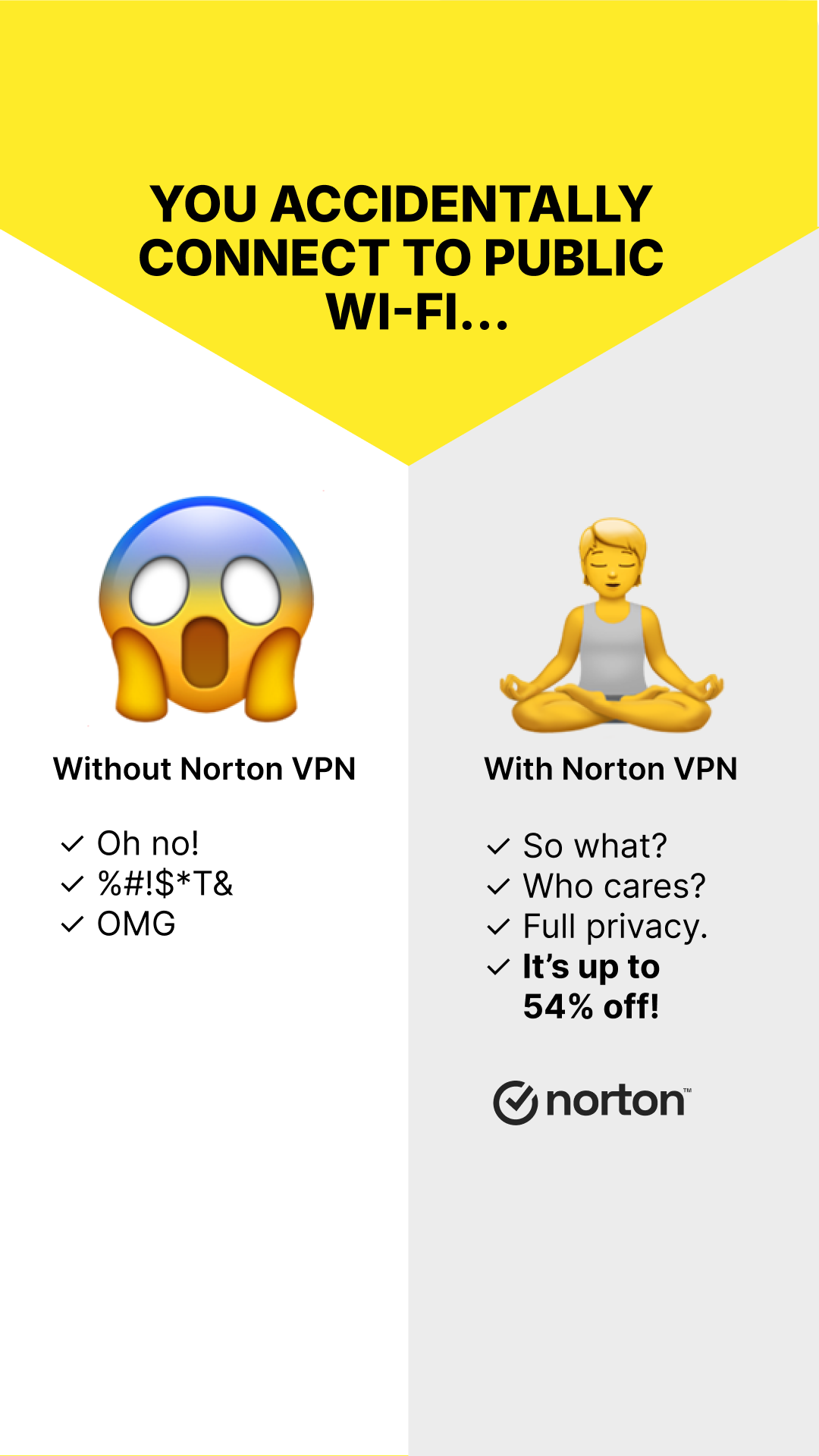 Norton Facebook ad