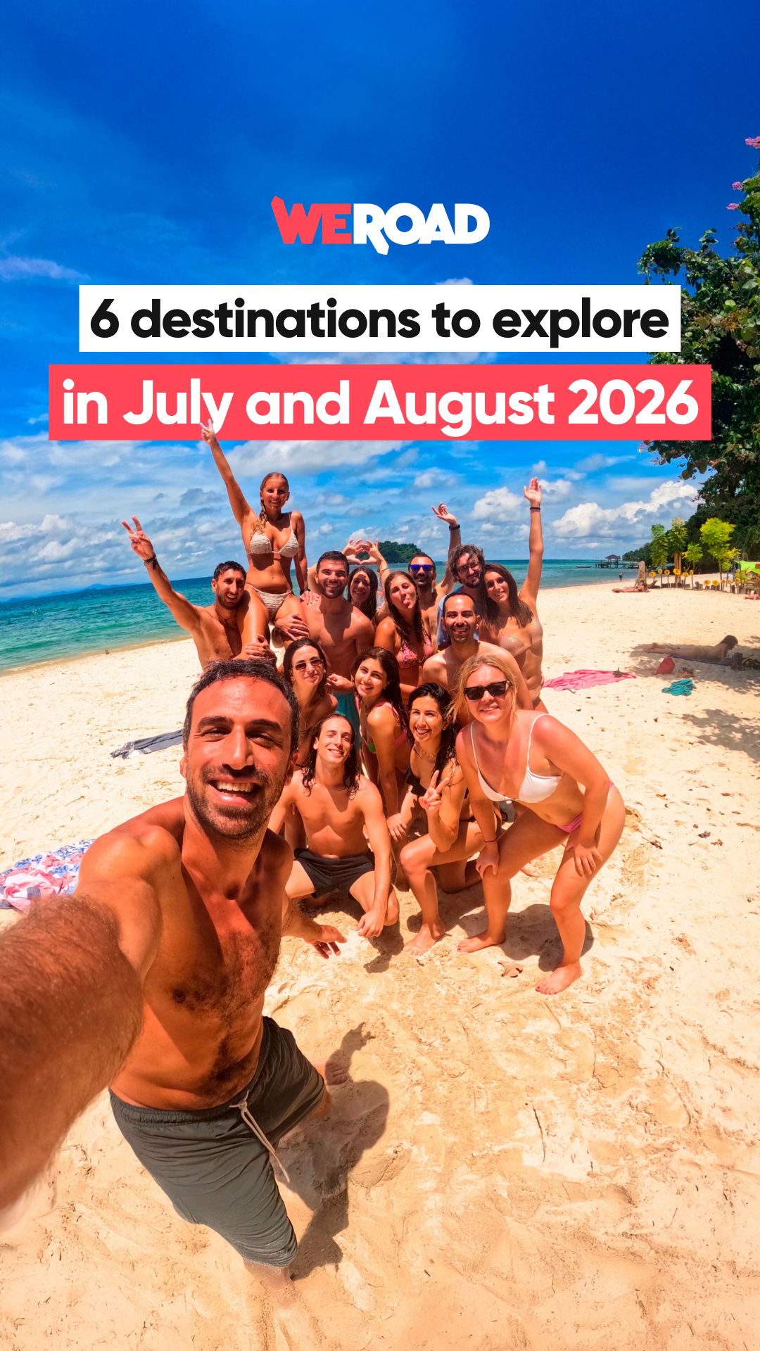 WeRoad Travel Facebook ad