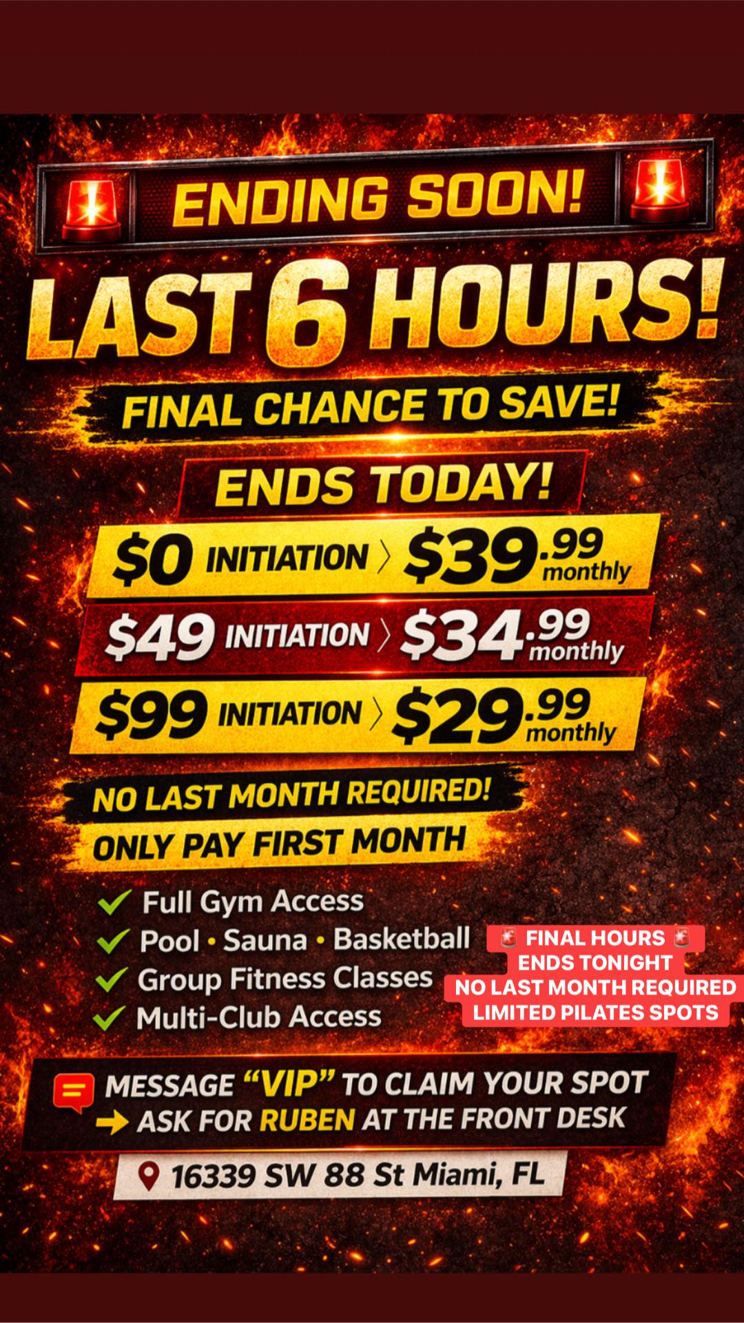 LAFitnessMiami Facebook ad