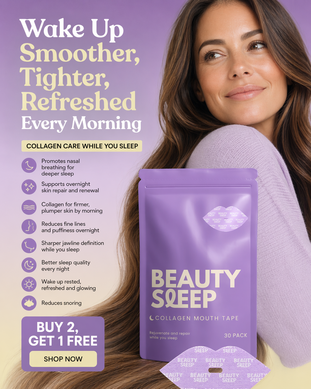 Beauty Sleep Facebook ad