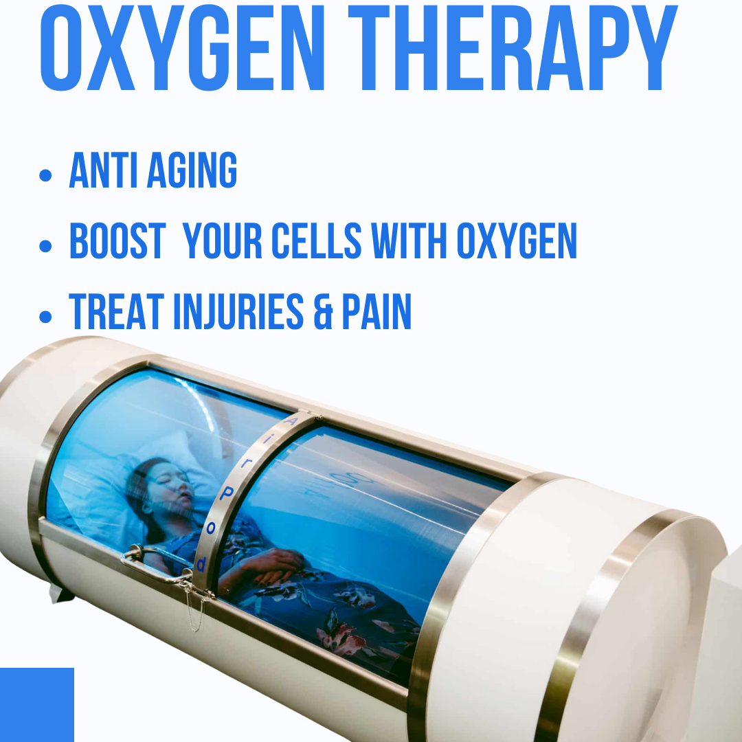 Recovery Hub Facebook ad: HYPERBARIC OXYGEN THERAPY