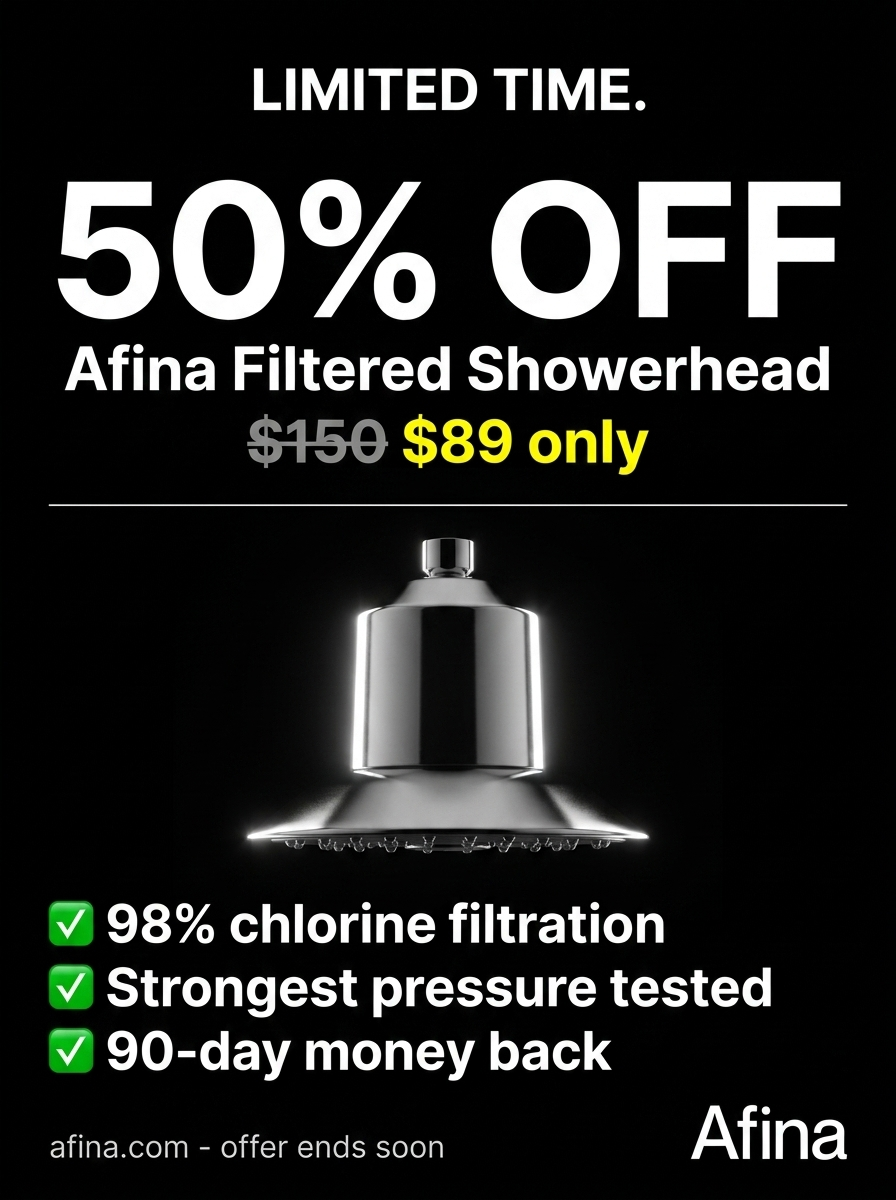 Afina Water Wellness Facebook ad