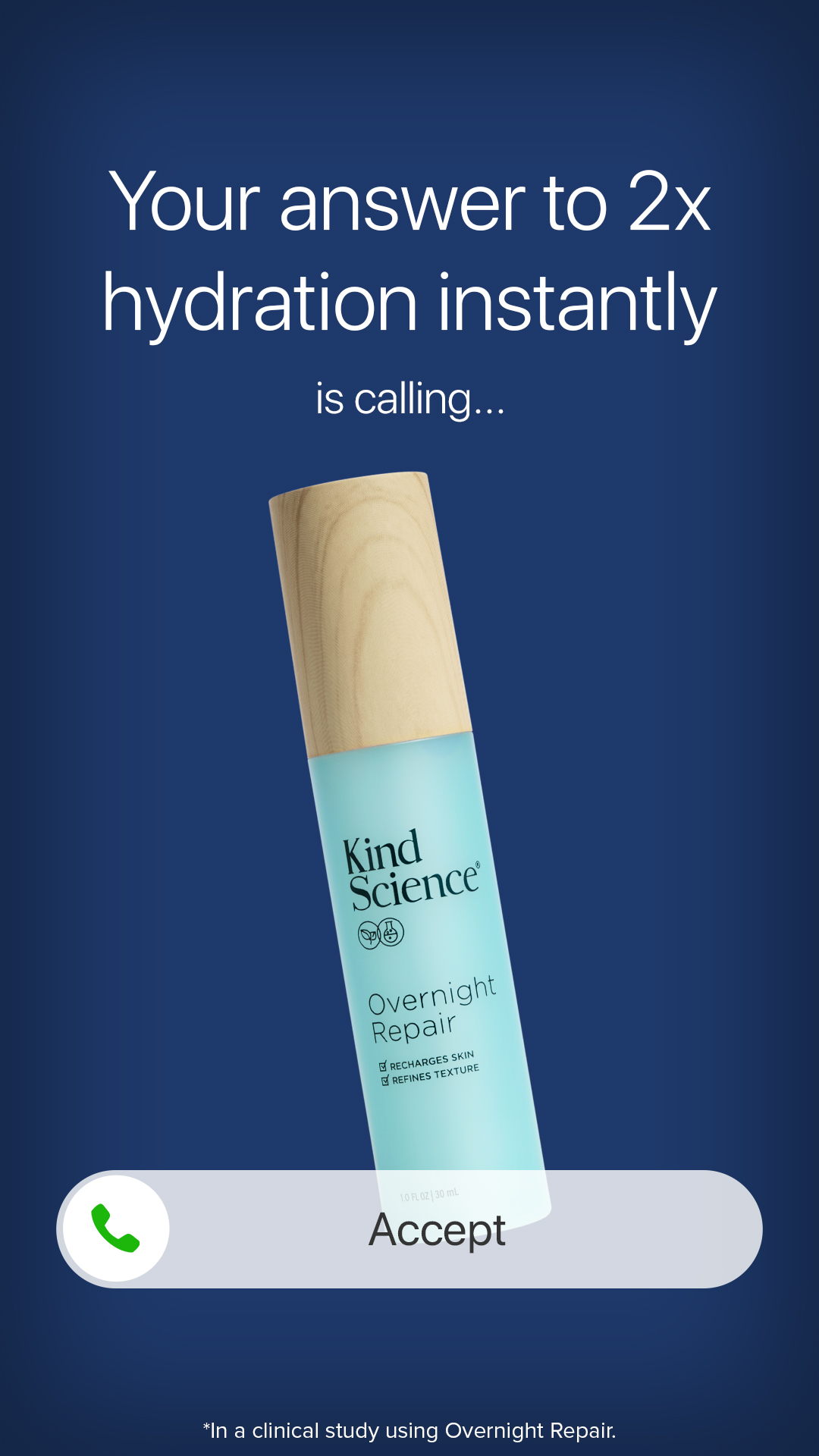 Kind Science Facebook ad