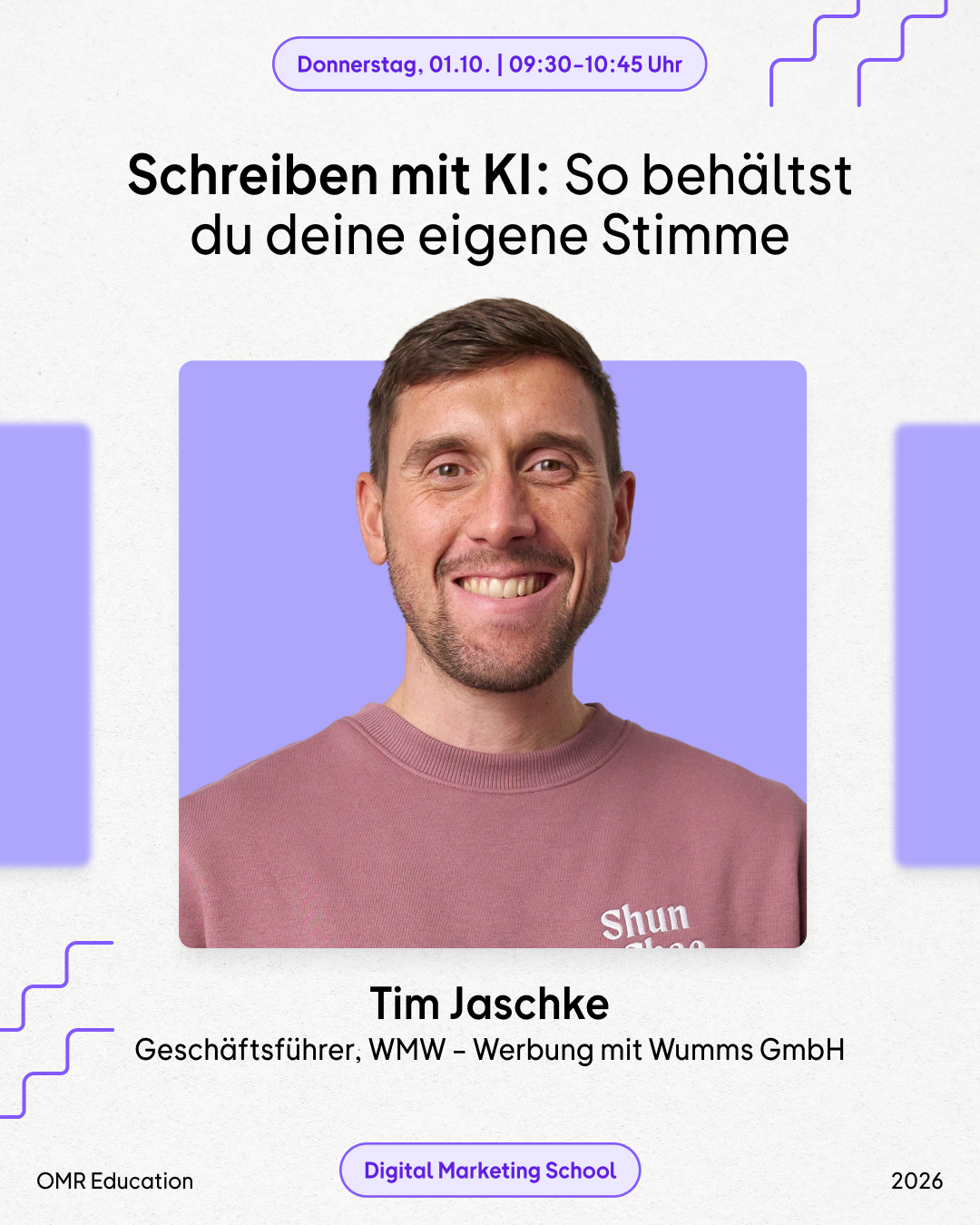 OMR Facebook ad: Digital Marketing School 2026