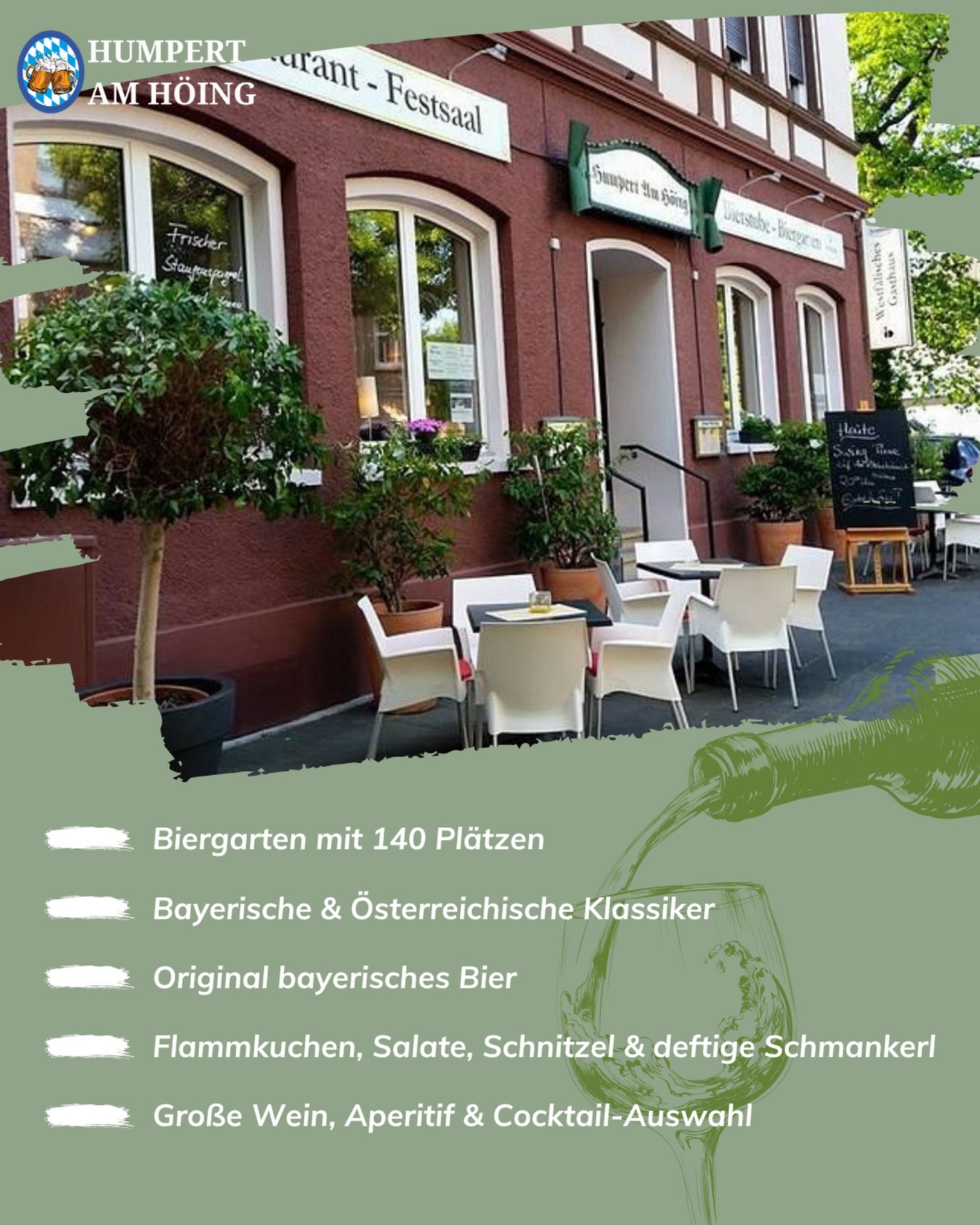 Humpert Am Höing Facebook ad: Willkommen im Wirtshaus Humpert am Höing!