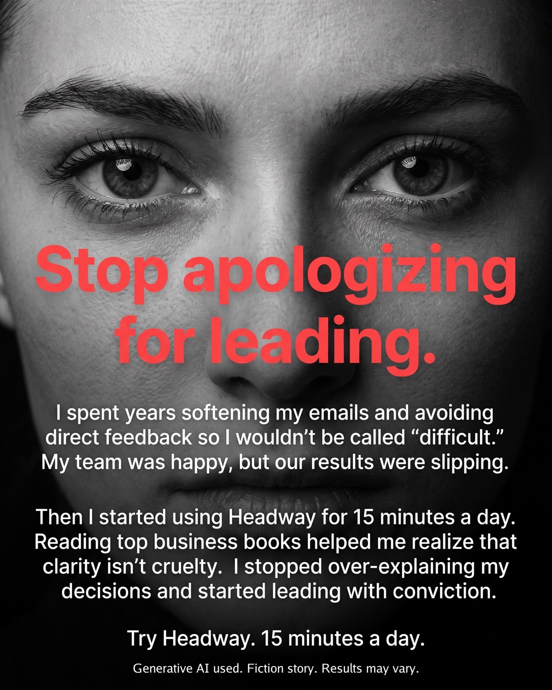 Headway App Facebook ad