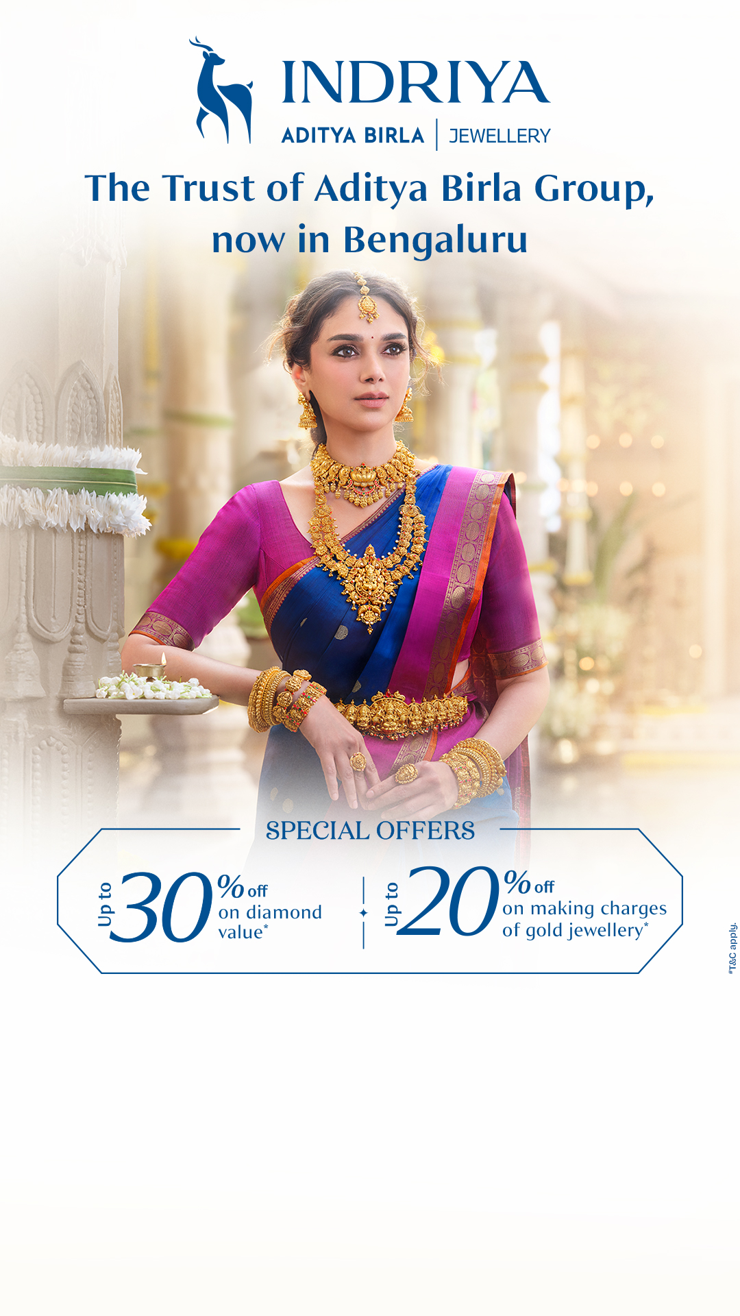 Indriya Jewels Facebook ad: Trust of Aditya Birla Group in Bengaluru