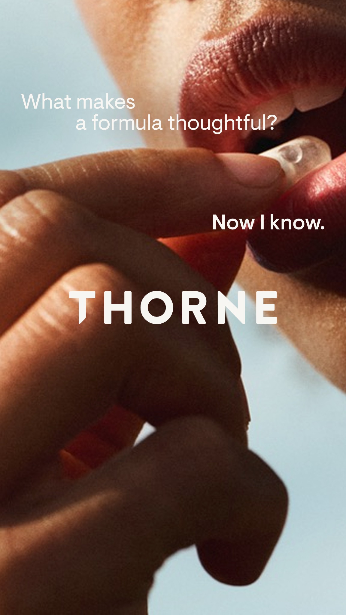 Thorne Facebook ad