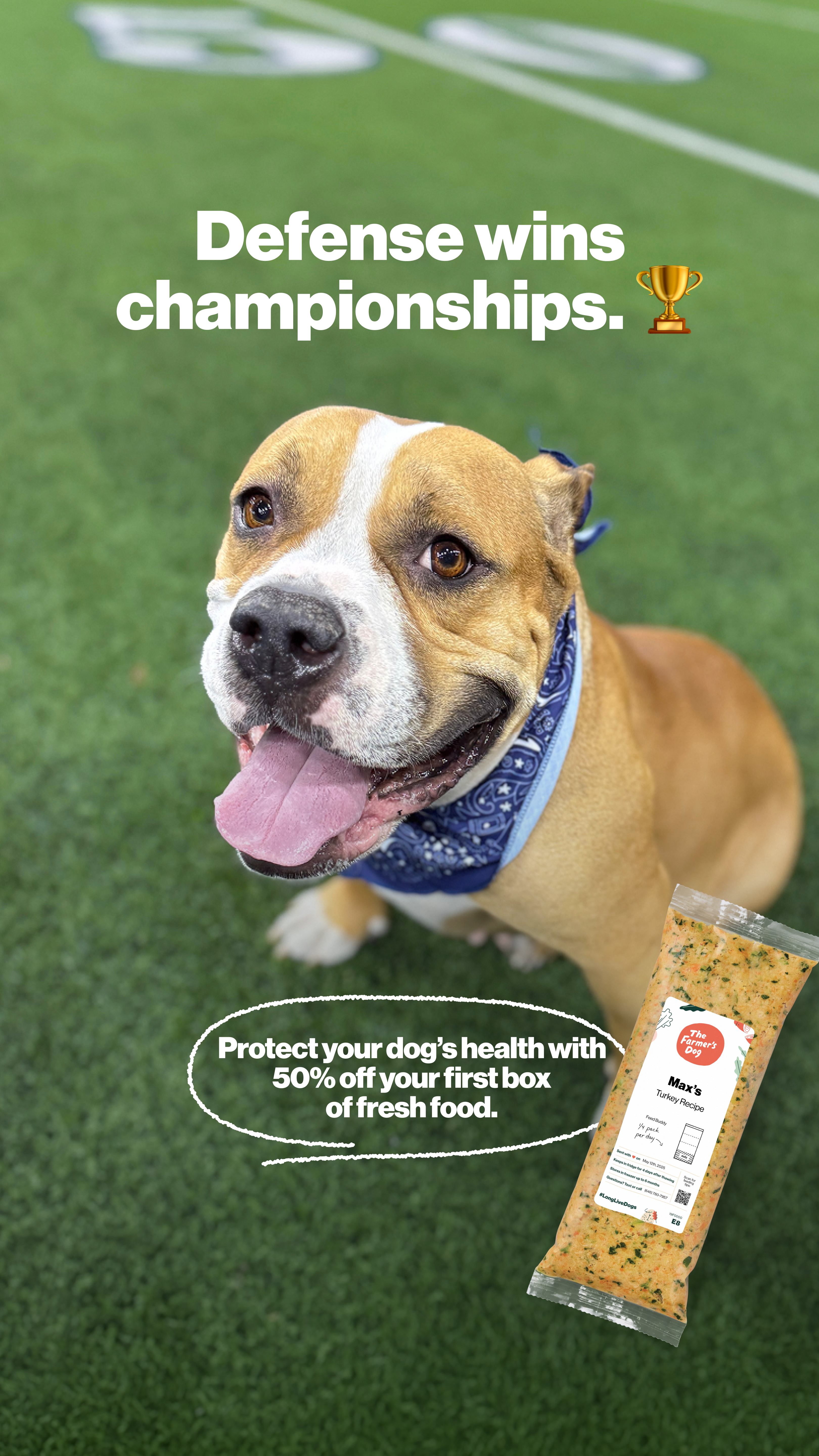 The Farmer's Dog Facebook ad