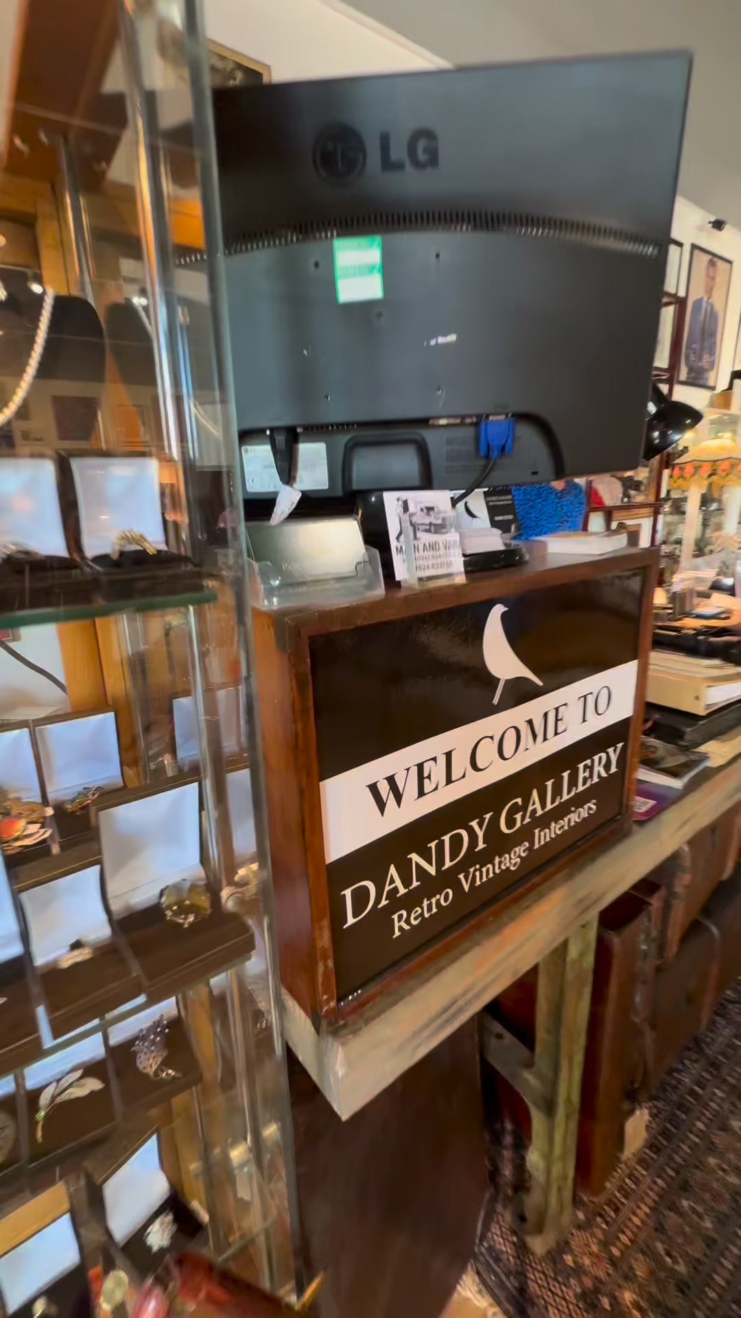 Dandy Gallery Retro Vintage interiors Ltd Facebook ad: Visit us, today!