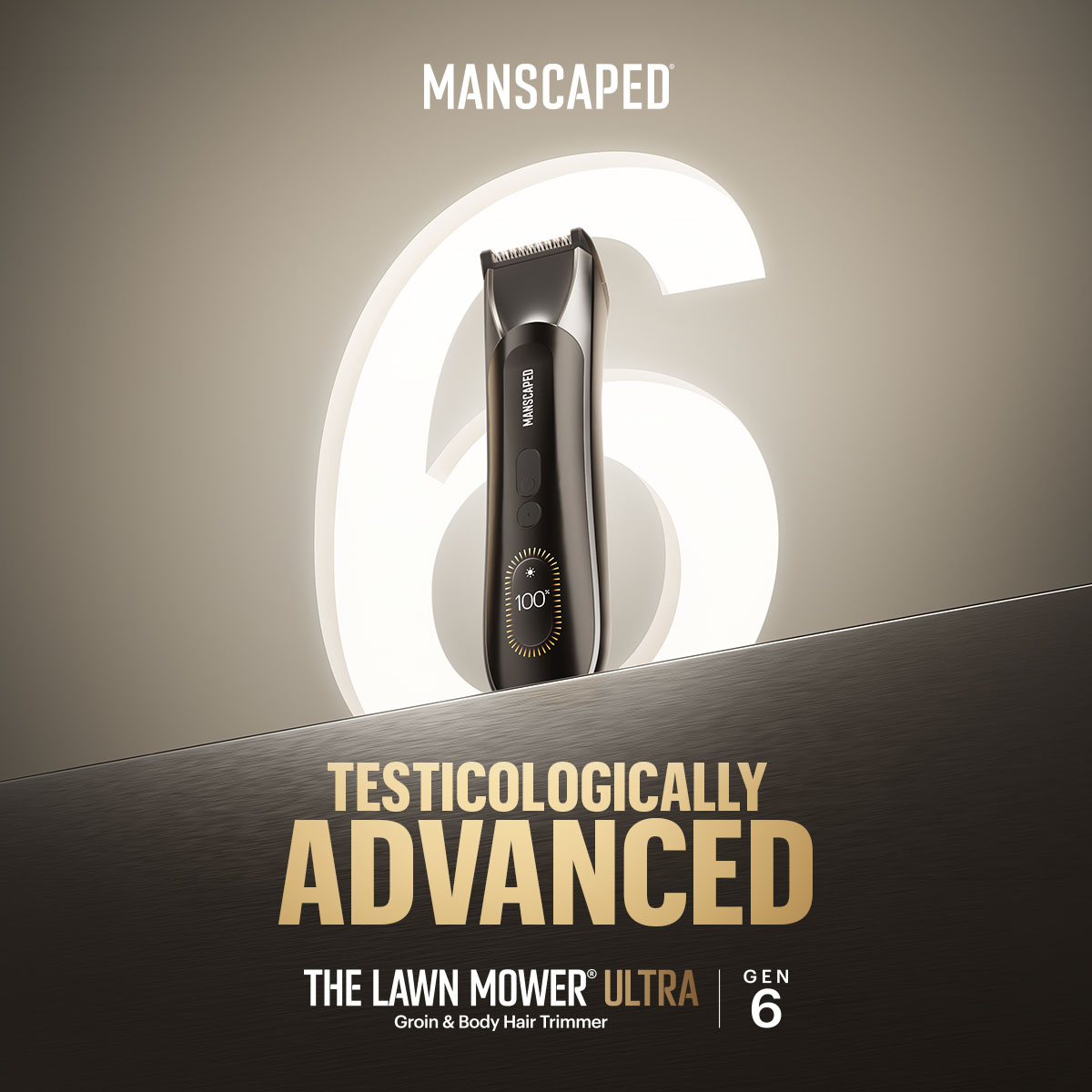MANSCAPED Facebook ad: Meet The Lawn Mower Ultra Gen 6