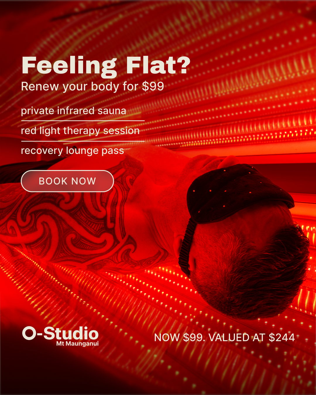 O-Studio The Mount Facebook ad: Feeling flat, tired, or bogged down by the…