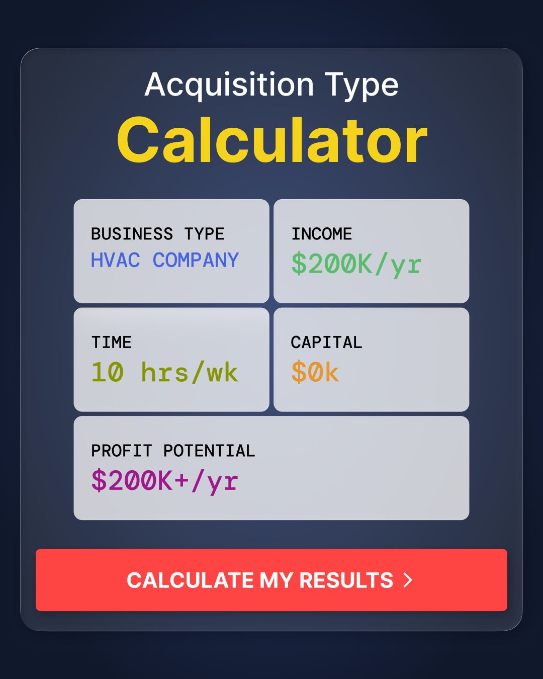 Acquisition Ace Facebook ad