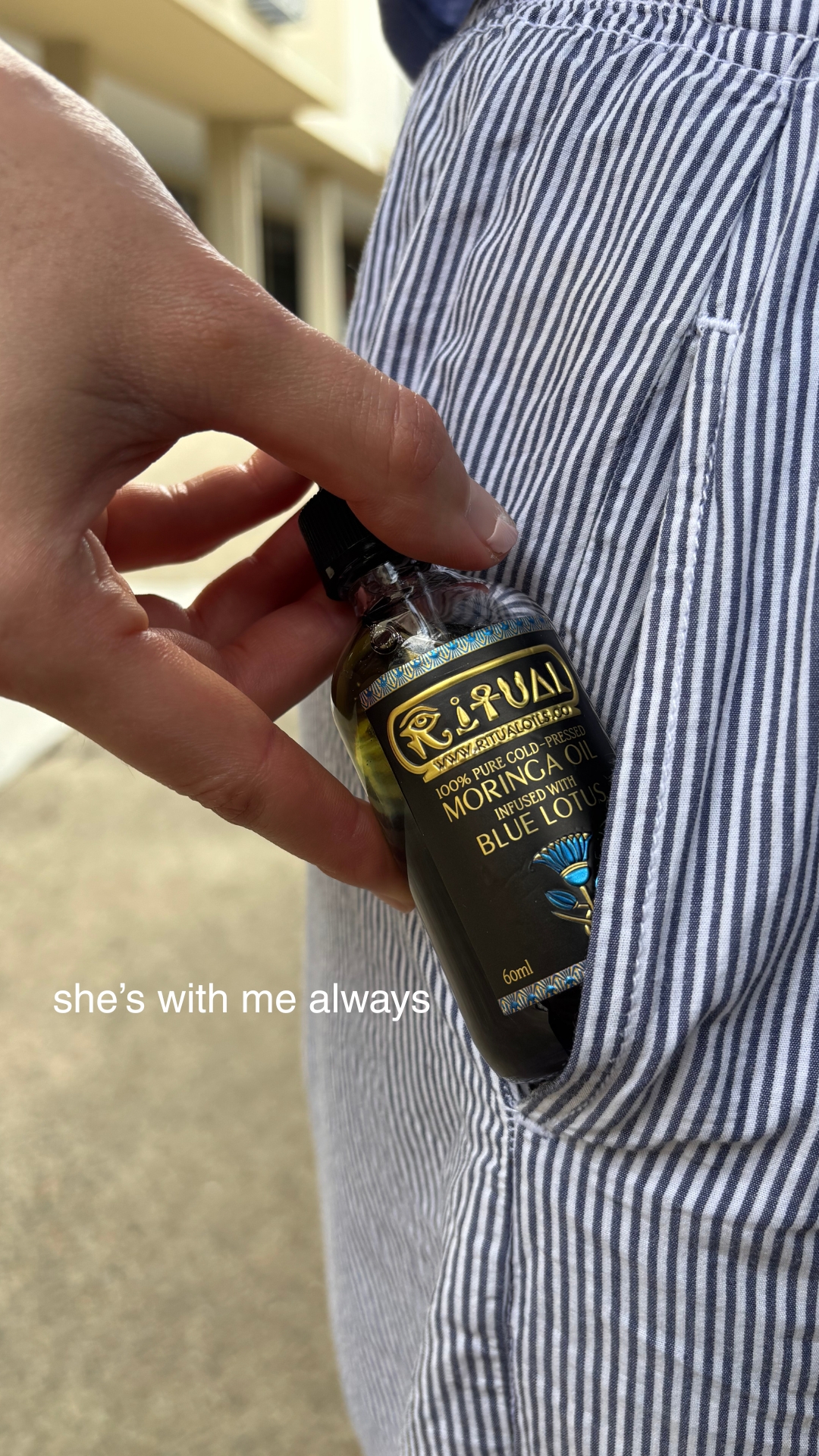 Ritual Oils Facebook ad