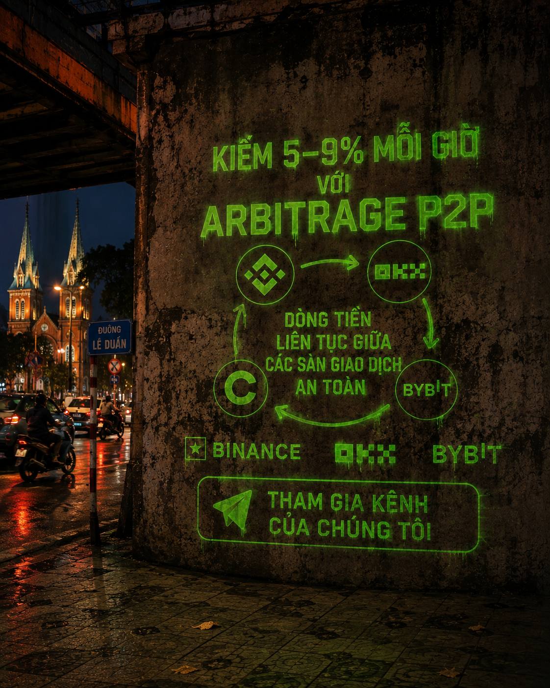 It technologies Facebook ad: Crypto Arbitrage VN