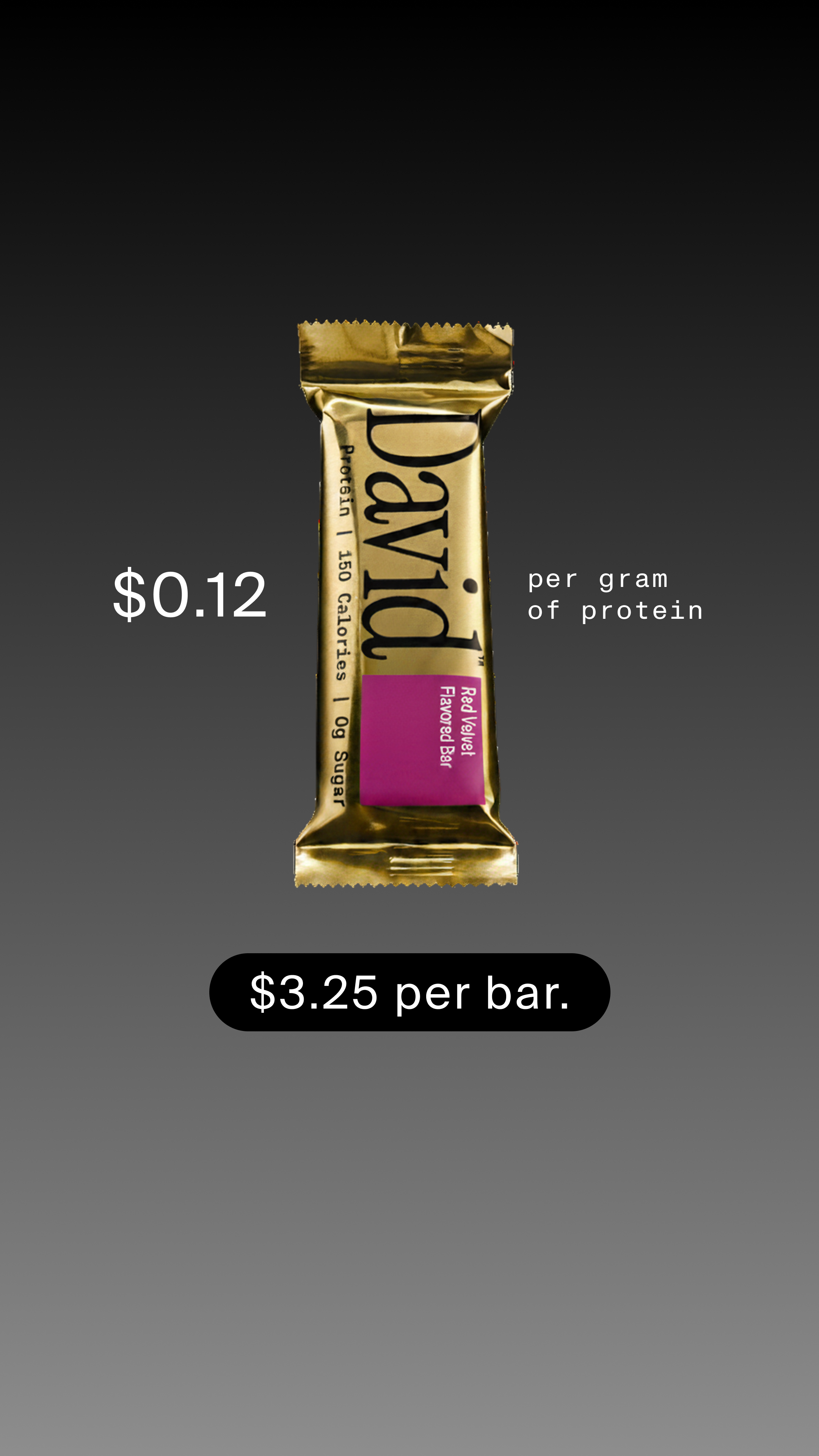 David Protein Facebook ad