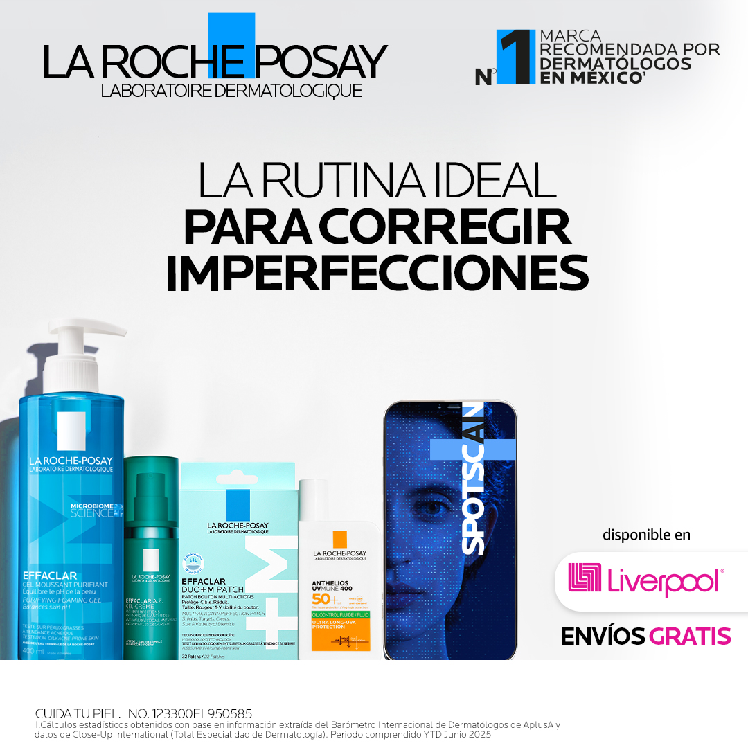 La Roche-Posay México Facebook ad: ¿Necesitas una rutina para piel adulta con tendencia…