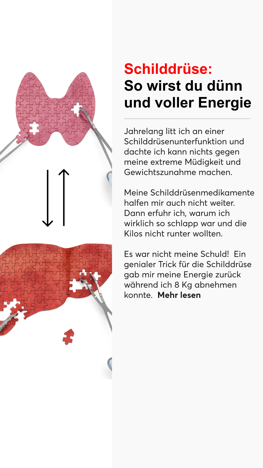 Mission Schilddrüse Facebook ad