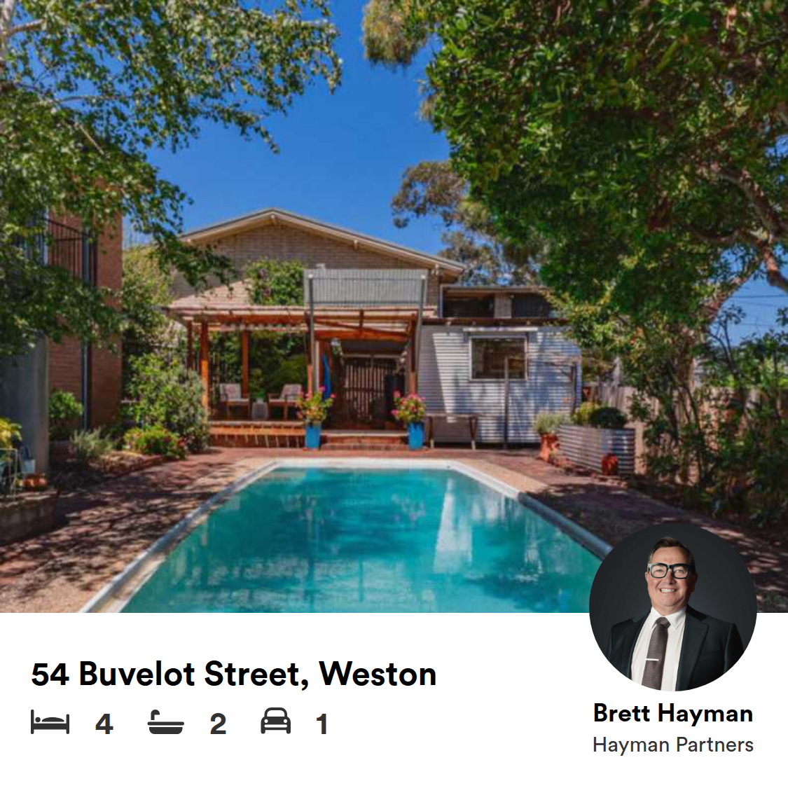 Hayman Partners Facebook ad: Spacious Family Living with Spectacular Views