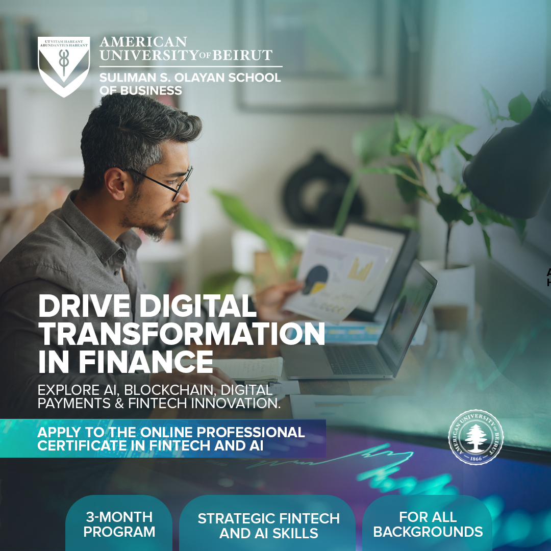 Suliman S. Olayan School of Business at AUB Facebook ad