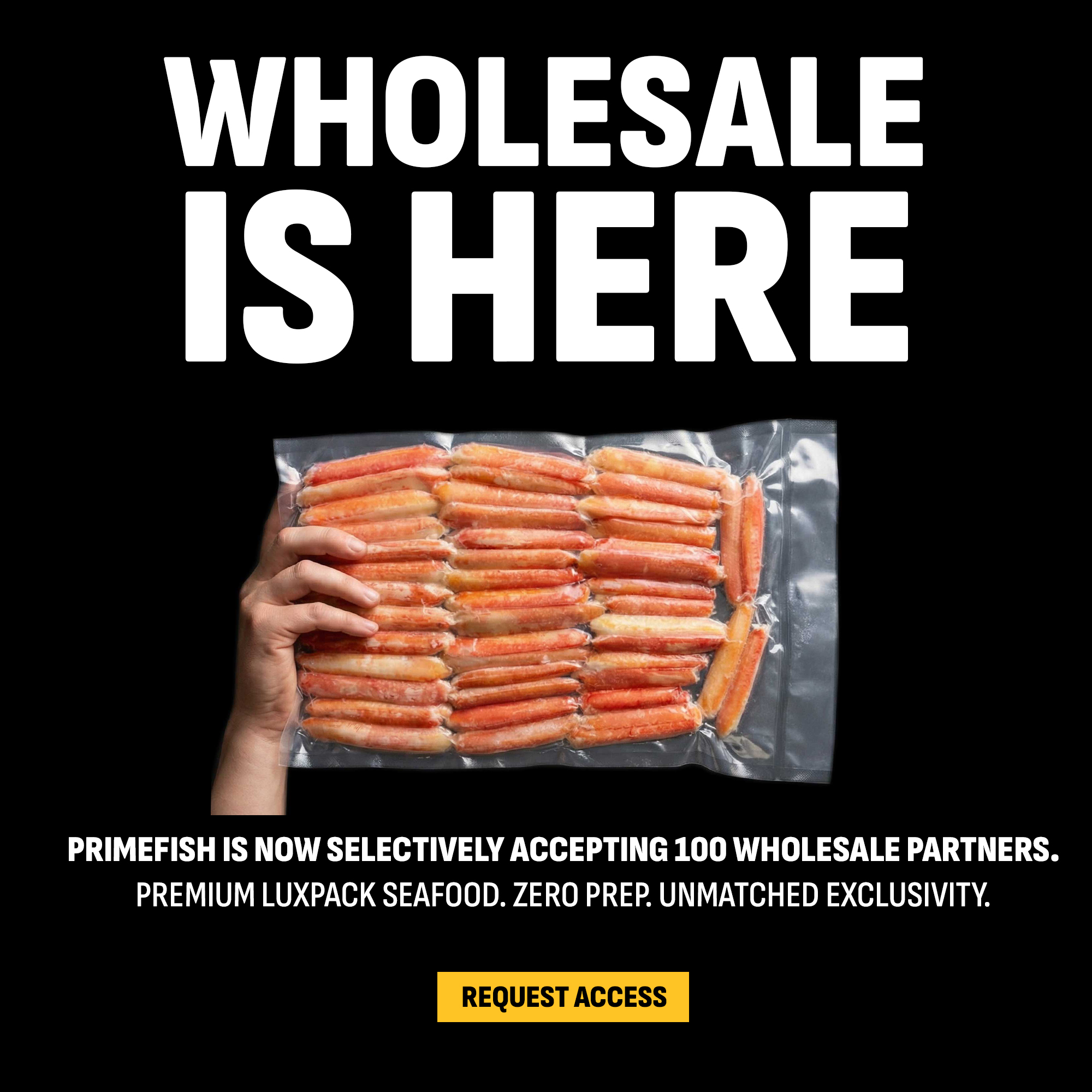 PrimeFish Seafood Co. Facebook ad