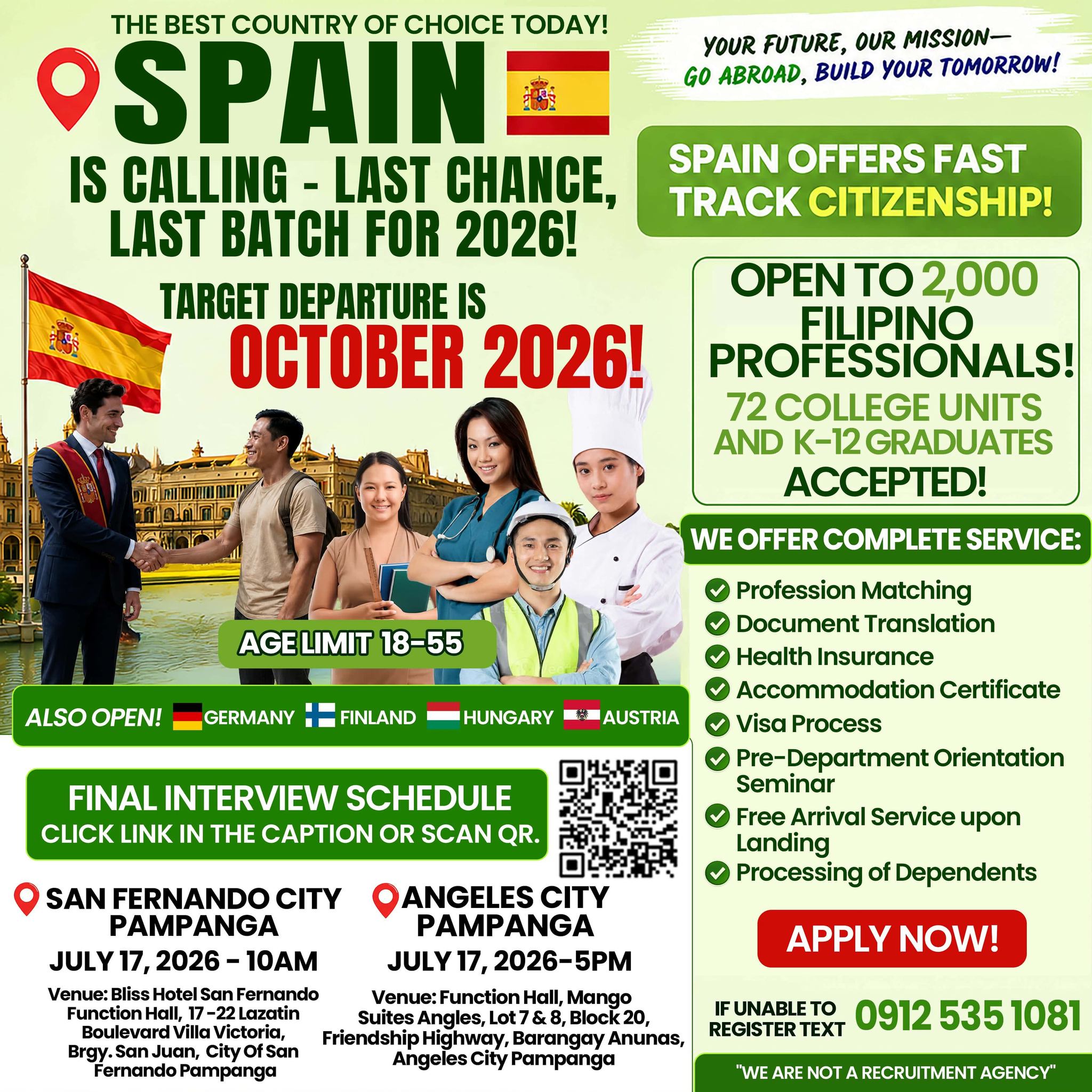 GO Abroad Facebook ad