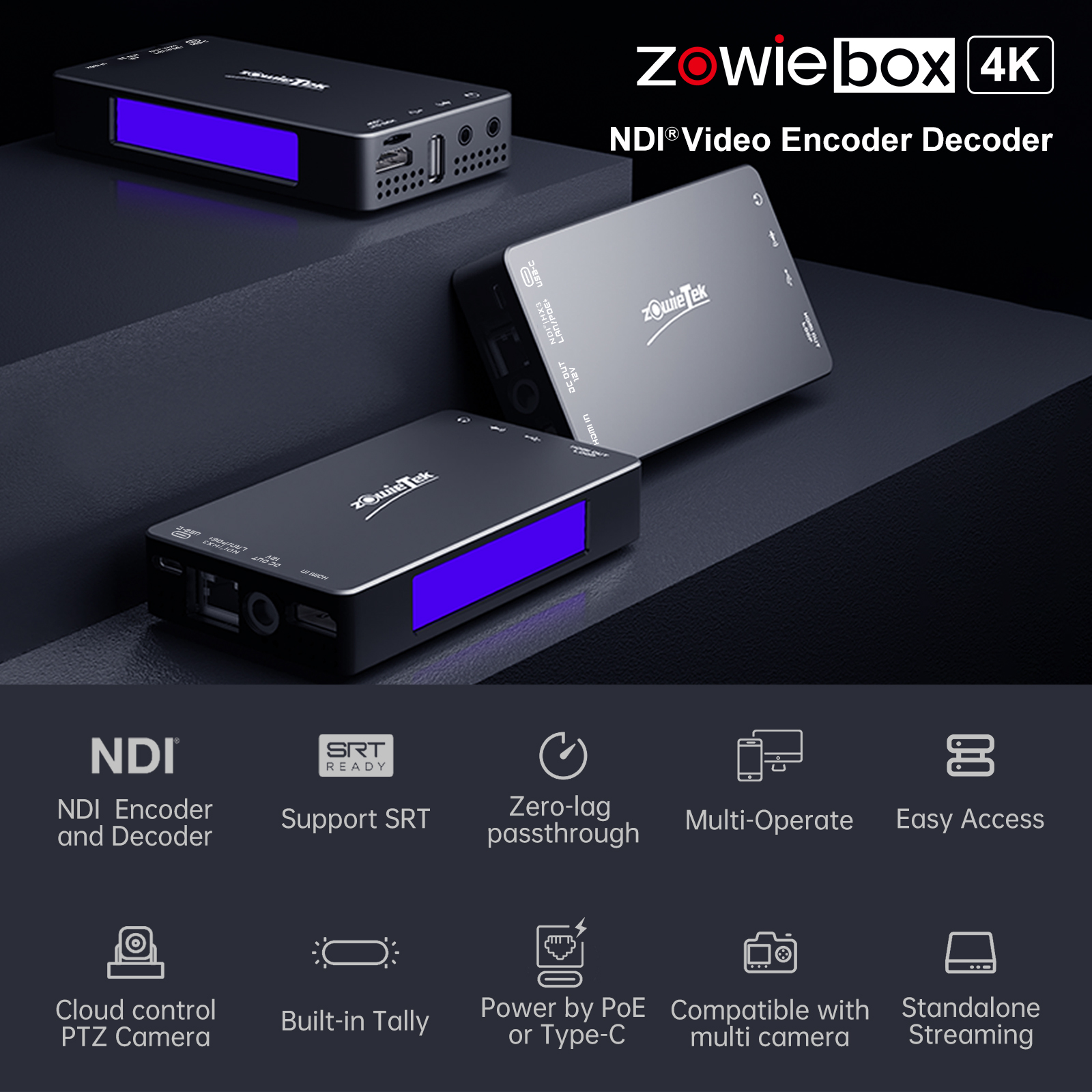 Zowietek Electronics, Ltd. Facebook ad: ZowieBox: Your Gateway to the NDI World