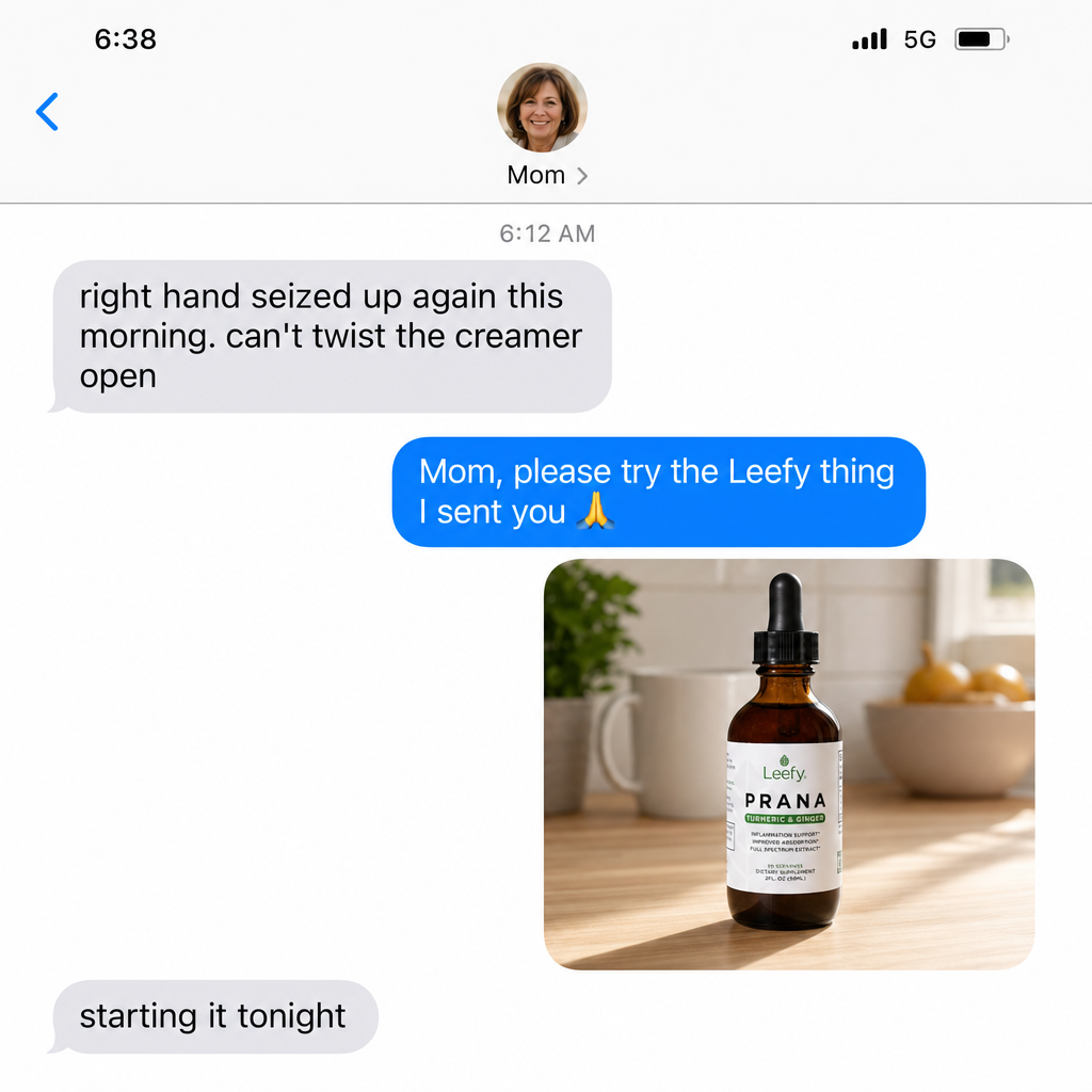 Leefy Organics Facebook ad
